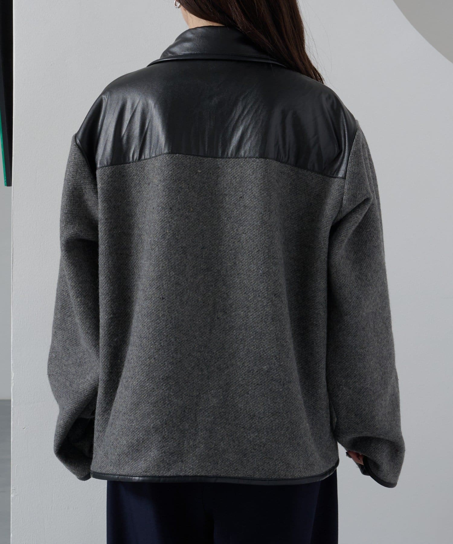 Kastane(カスタネ) リバーシブルパイピングブルゾン