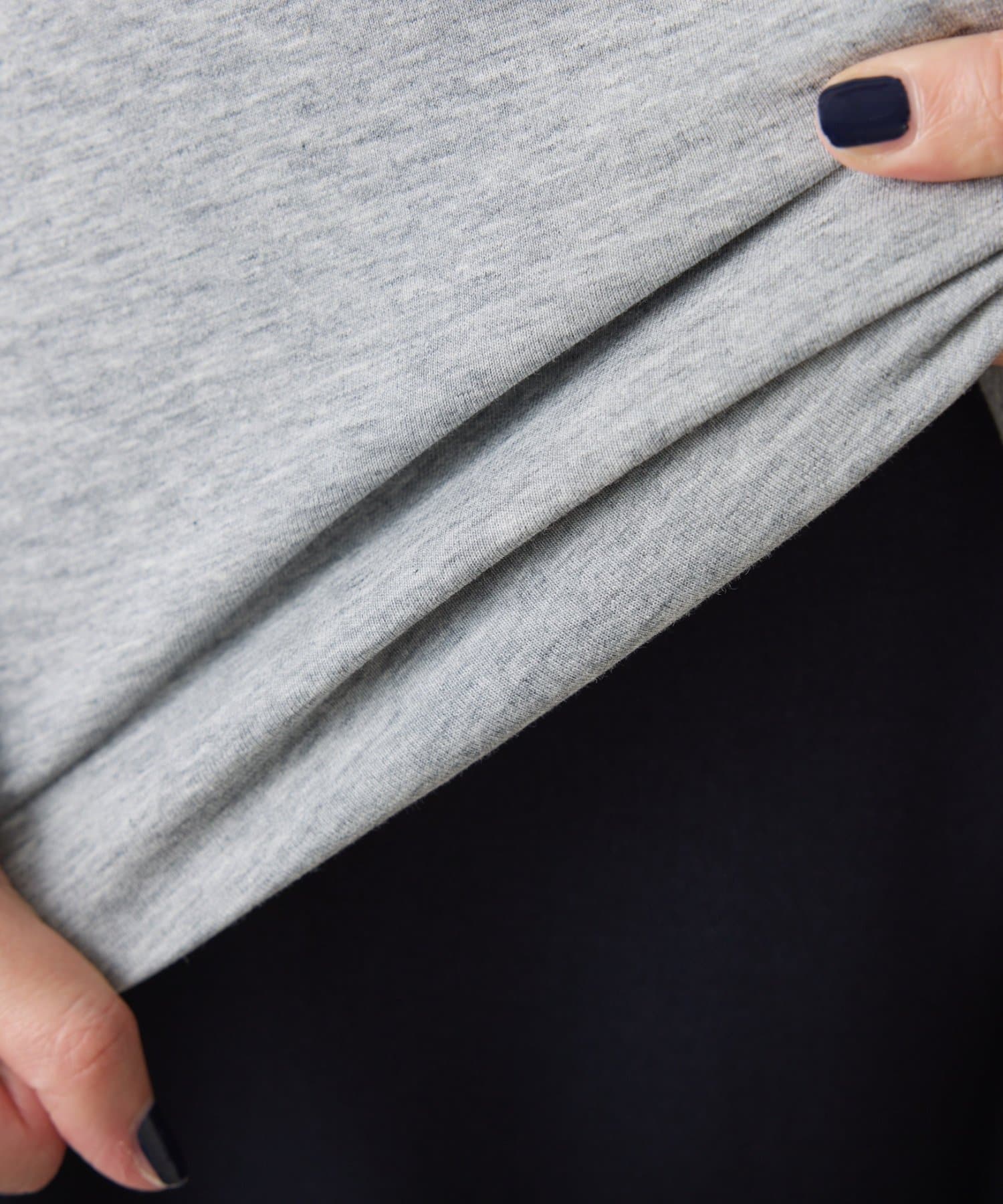 COLLAGE GALLARDAGALANTE(コラージュ ガリャルダガランテ) 【着痩せ/脚長効果】袖ビジューペプラムカットソー