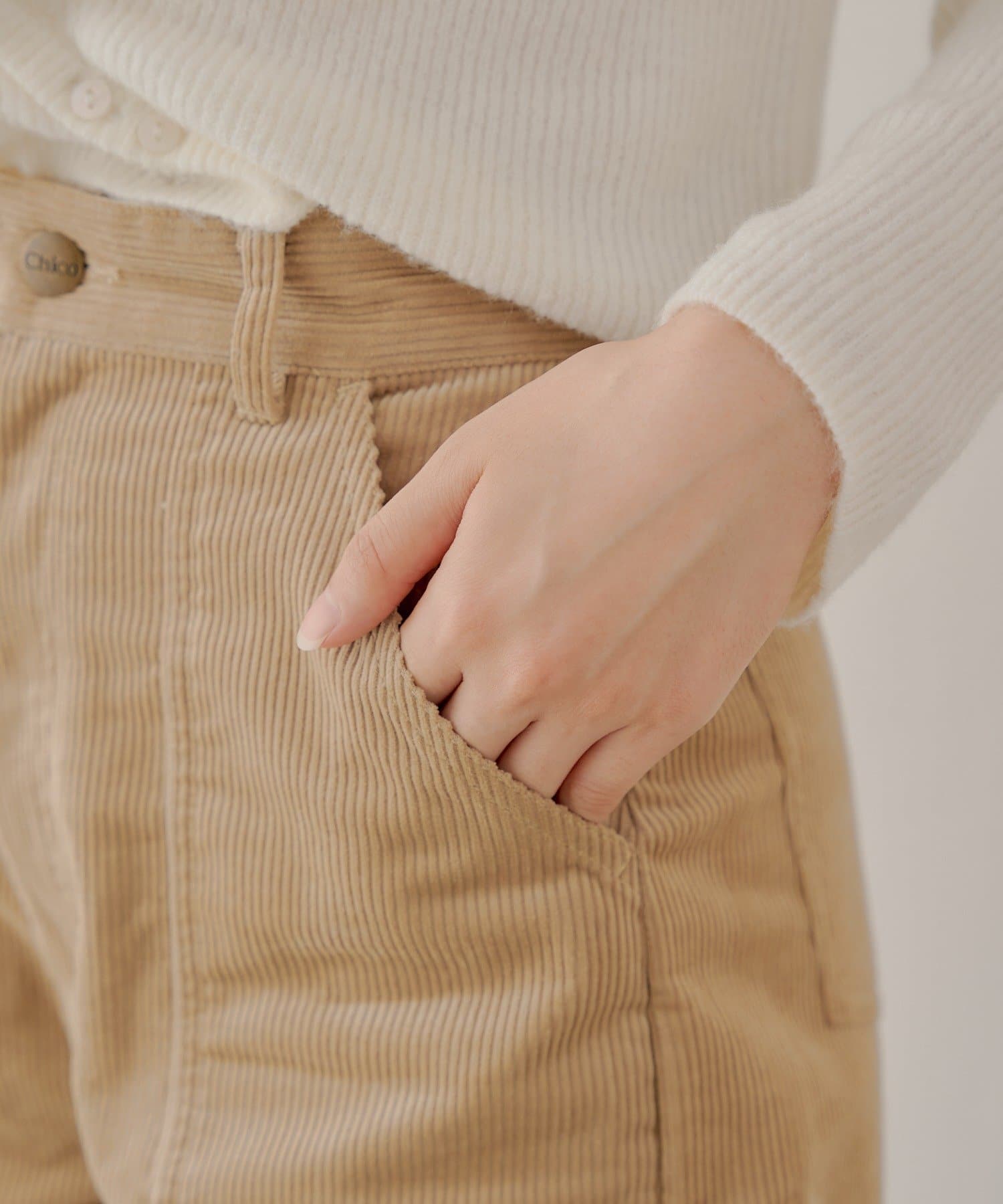 Chico(チコ) 【サイズ展開あり】コーデュロイショートパンツ【新色追加】