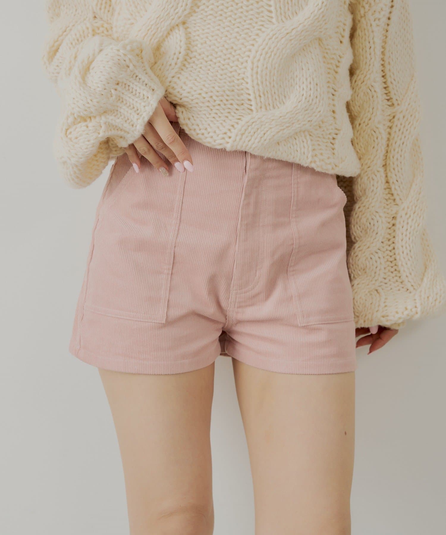 Chico(チコ) コーデュロイショートパンツ