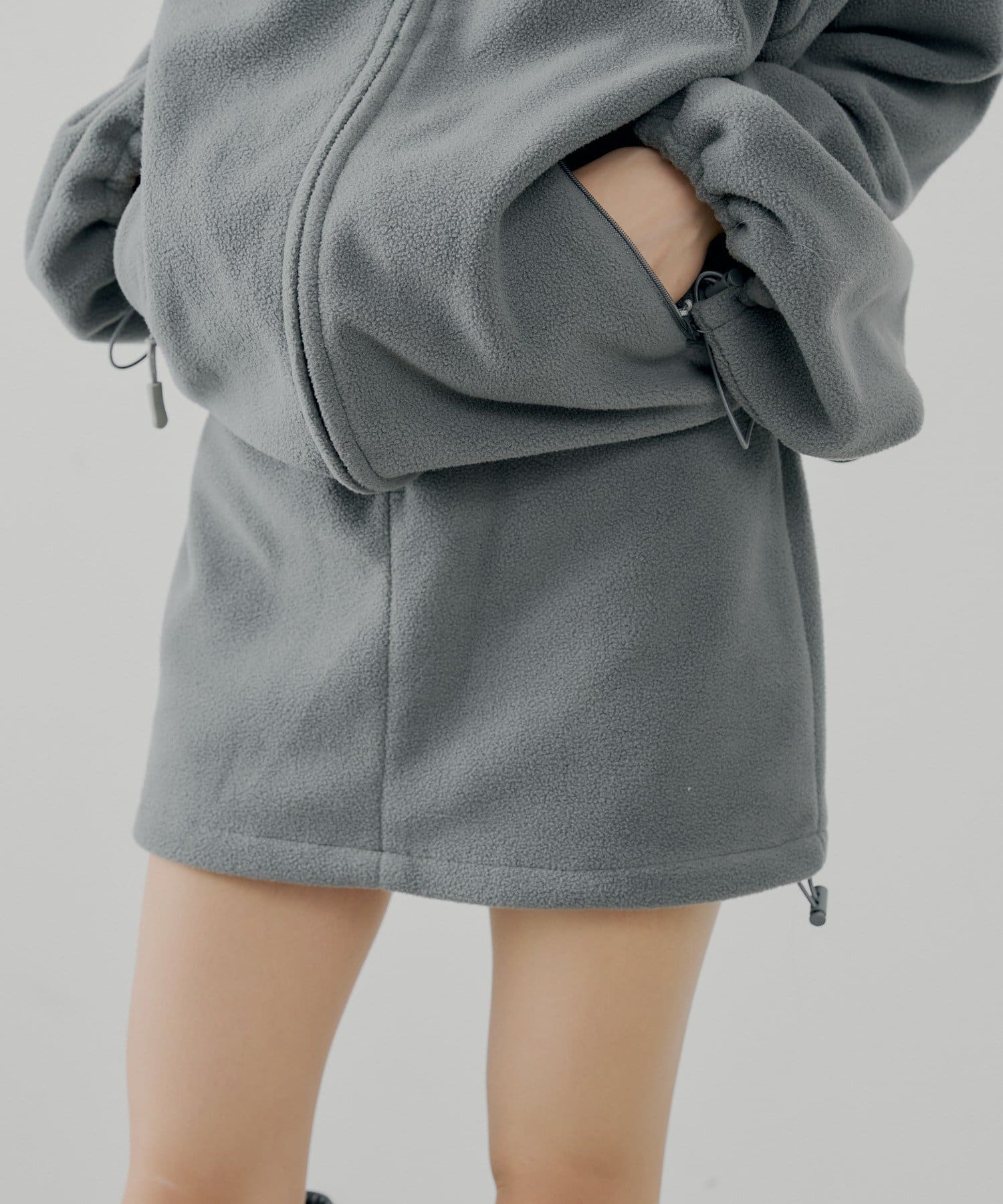 Chico(チコ) 【10/23(木)0時販売】フリース台形ミニスカート