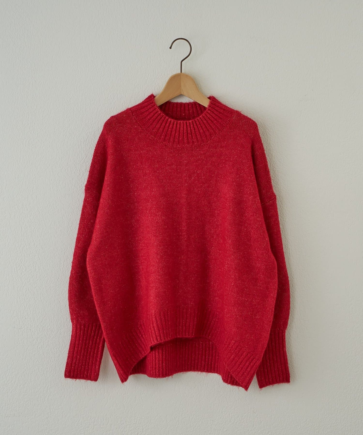 un dix cors(アンディコール) 《デイリーに活躍◎》ヤクライクモックネックニット