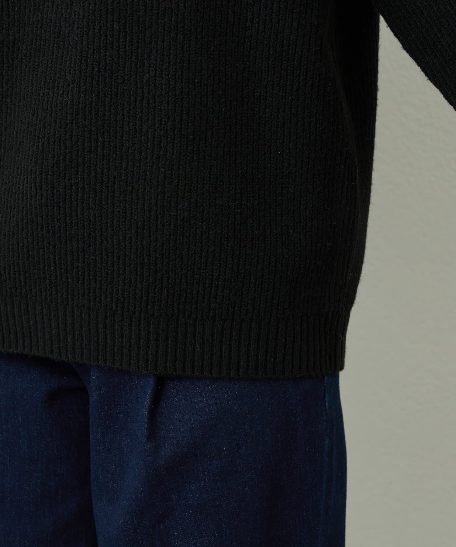 un dix cors(アンディコール) 《着るだけでお洒落見え》デザインファスナーニット