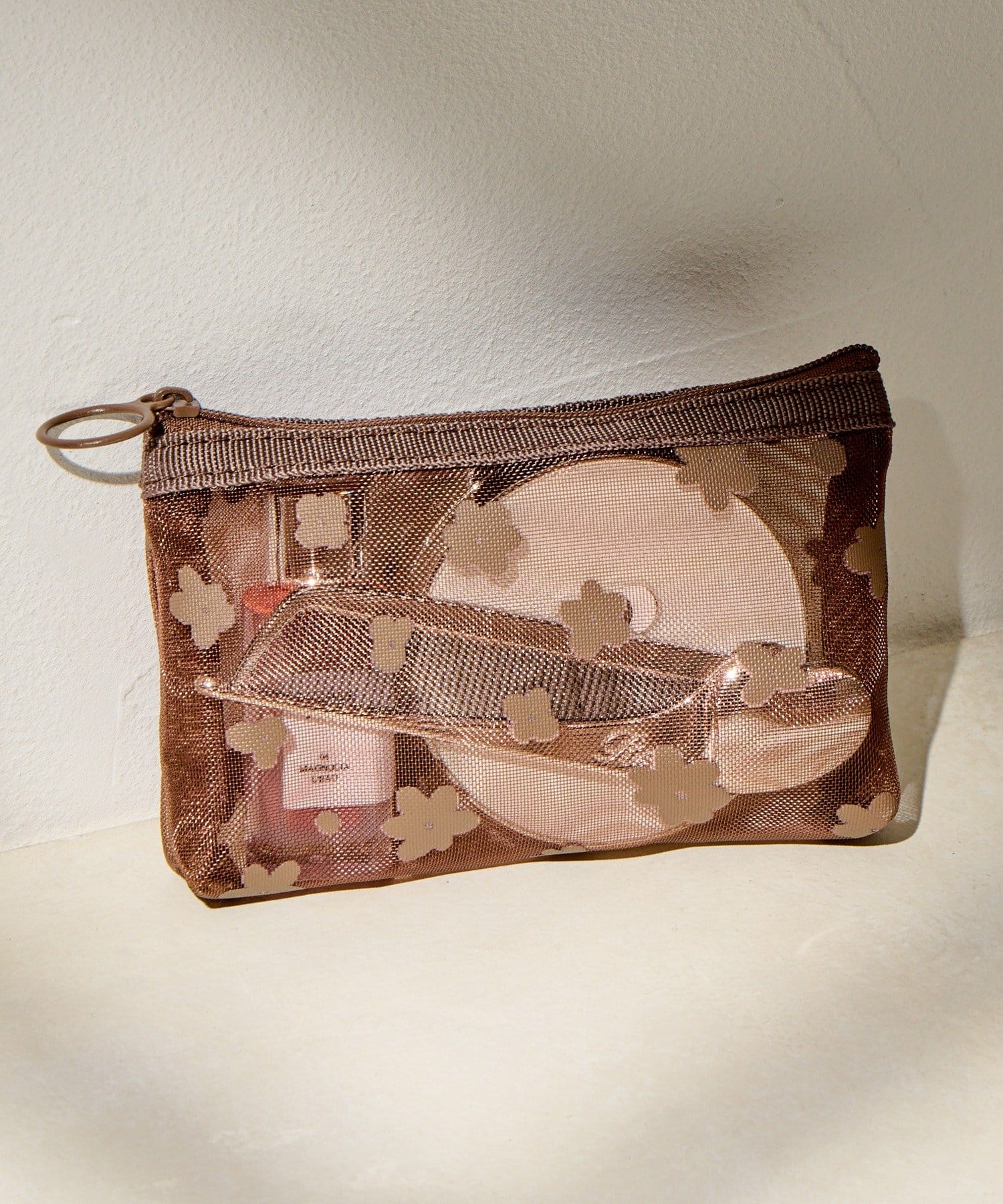 Lattice(ラティス) フラワーメッシュポーチ