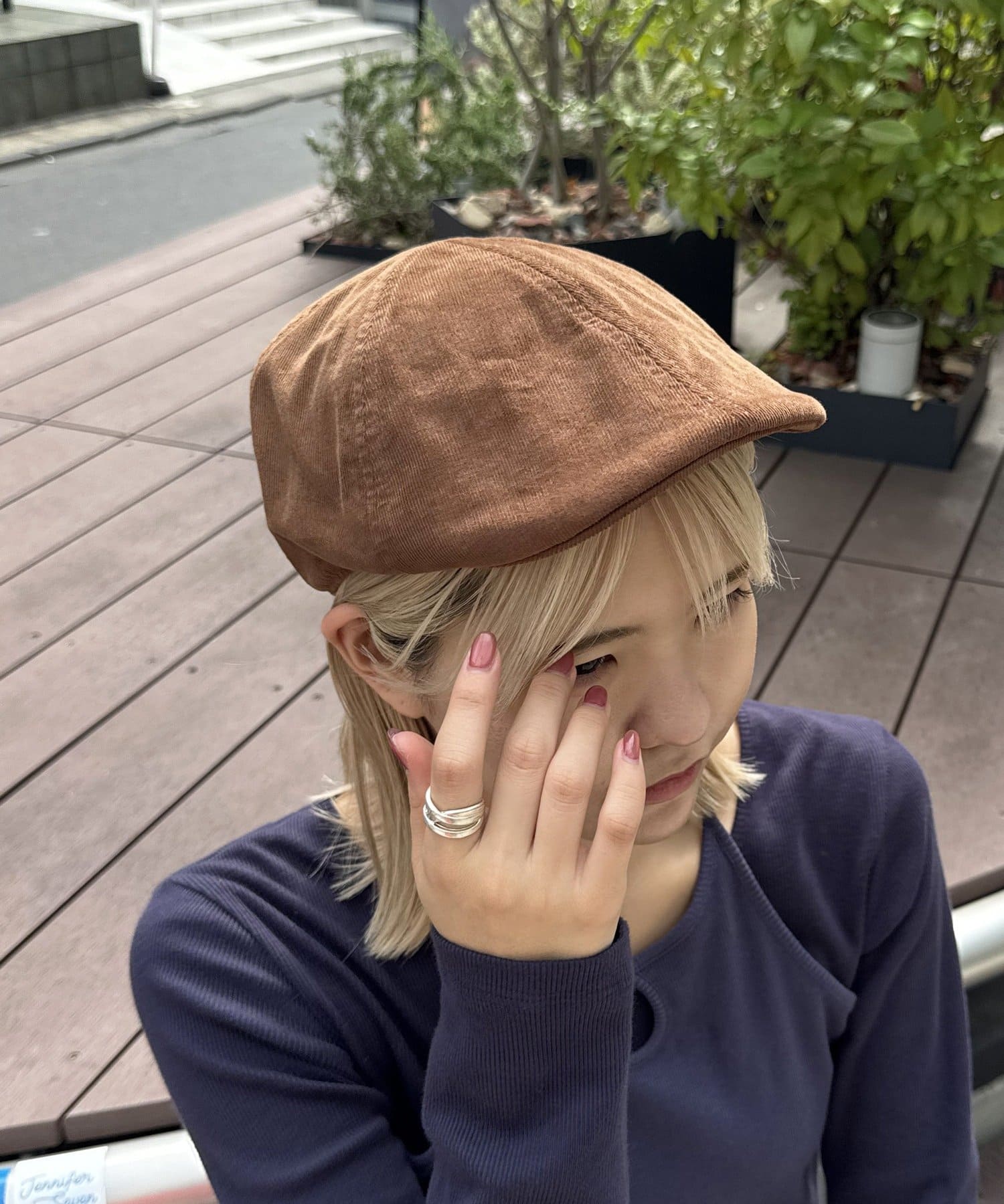 Lattice(ラティス) コーデュロイハンチングキャップ