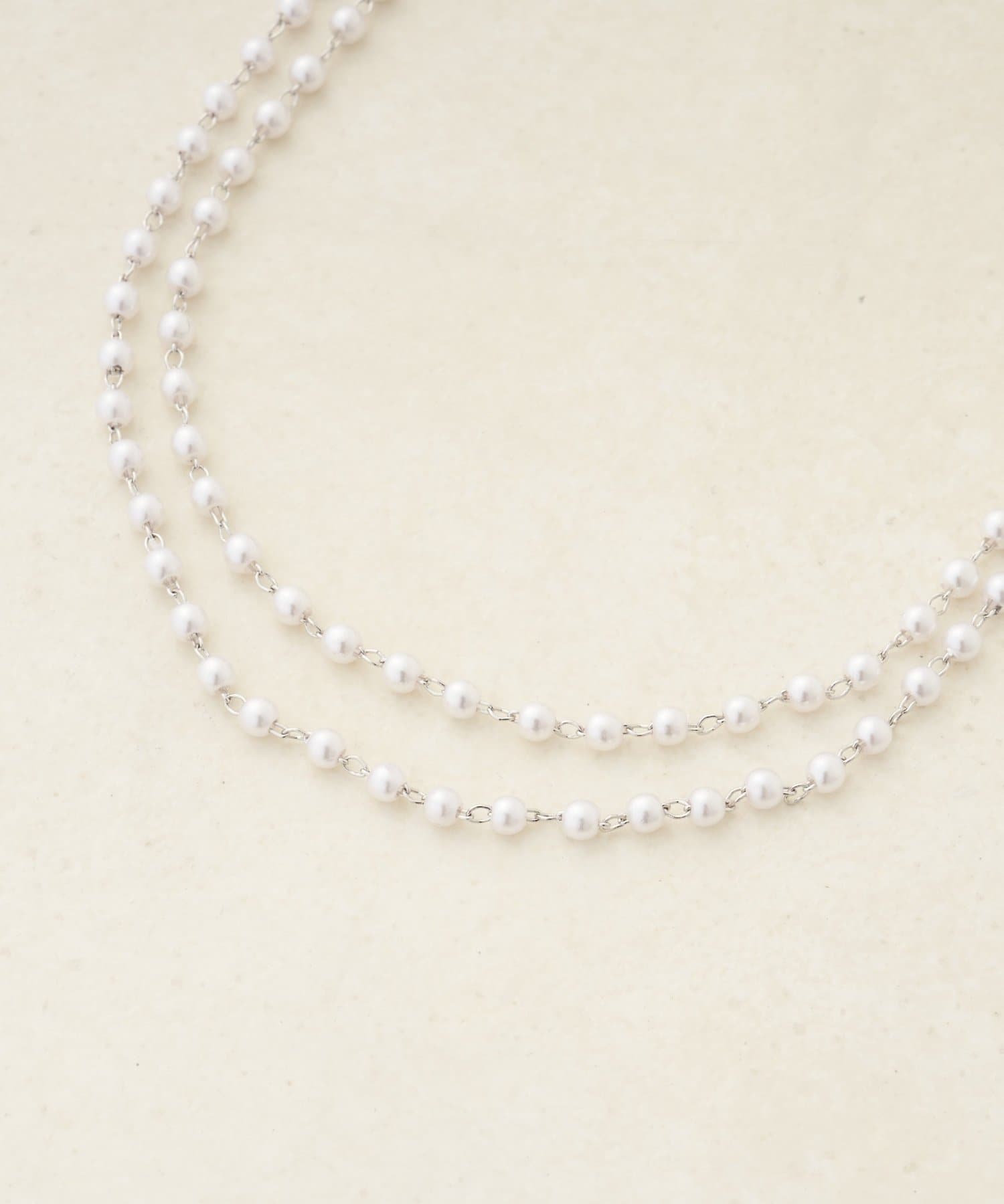 Lattice(ラティス) 【オケージョン】ベロアリボンパールチェーンクリップ