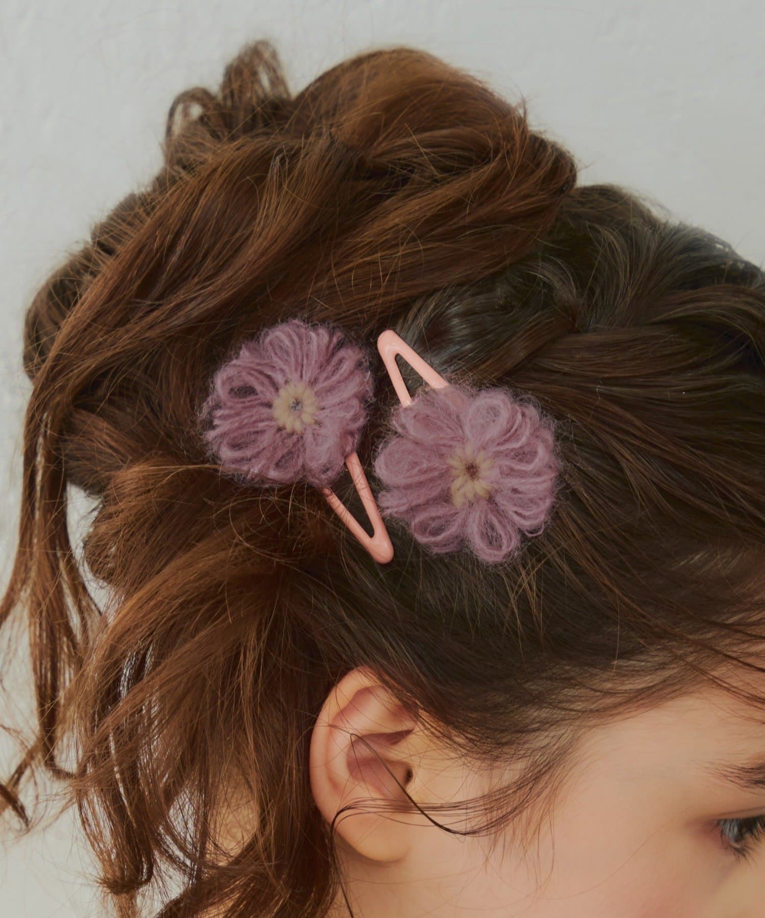 Lattice(ラティス) 【KIDS/クリスマス】ニットフラワーパッチンピンセット(2P)