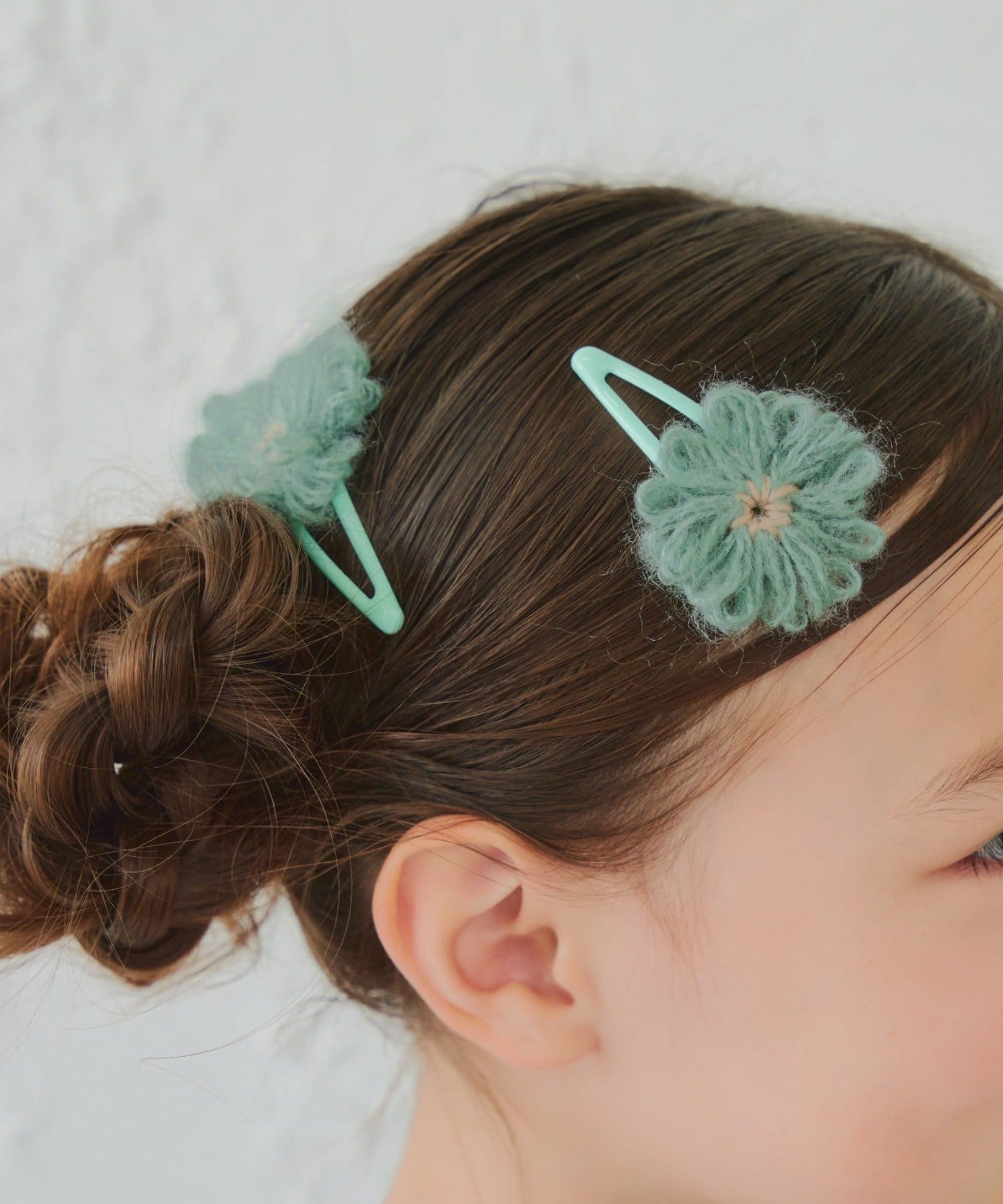 Lattice(ラティス) 【KIDS/クリスマス】ニットフラワーパッチンピンセット(2P)