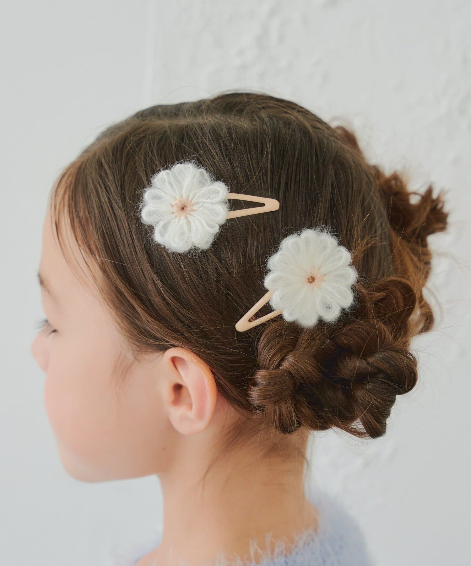 Lattice(ラティス) 【KIDS/クリスマス】ニットフラワーパッチンピンセット(2P)