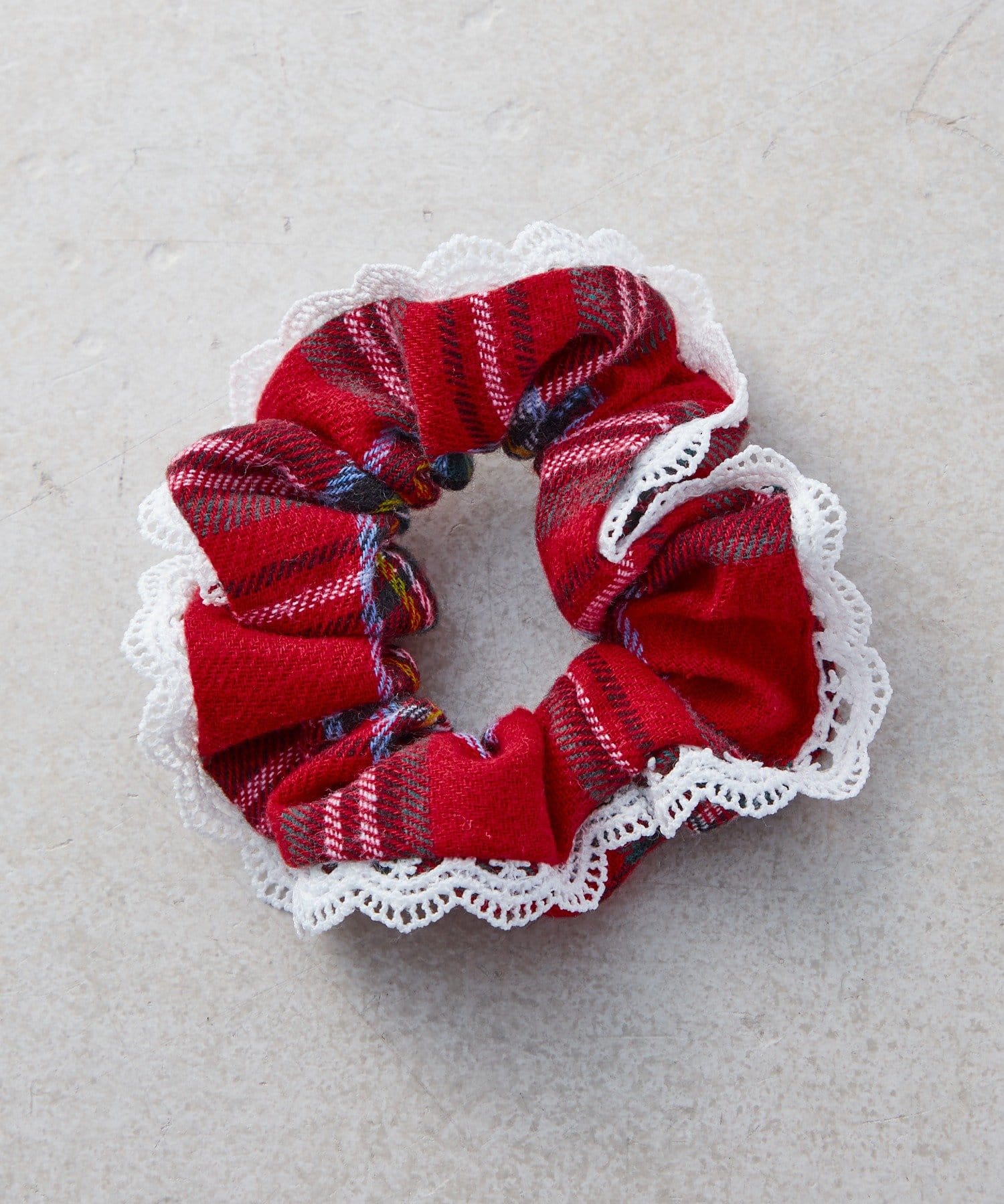 Lattice(ラティス) 【KIDS/クリスマス】ツリーケース/チェックシュシュセット