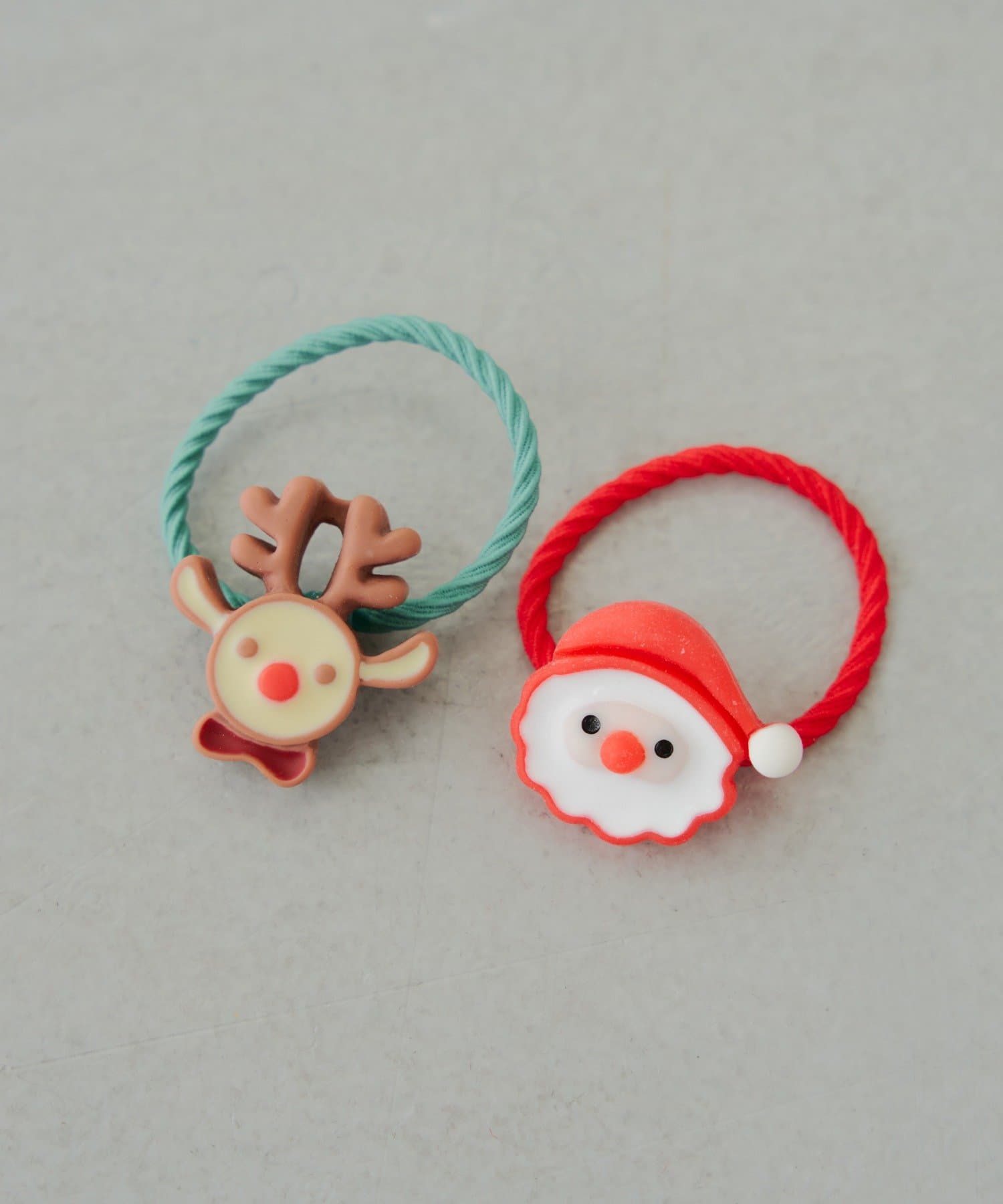 Lattice(ラティス) 【KIDS/クリスマス】サンタ/トナカイヘアゴムセット(2P)