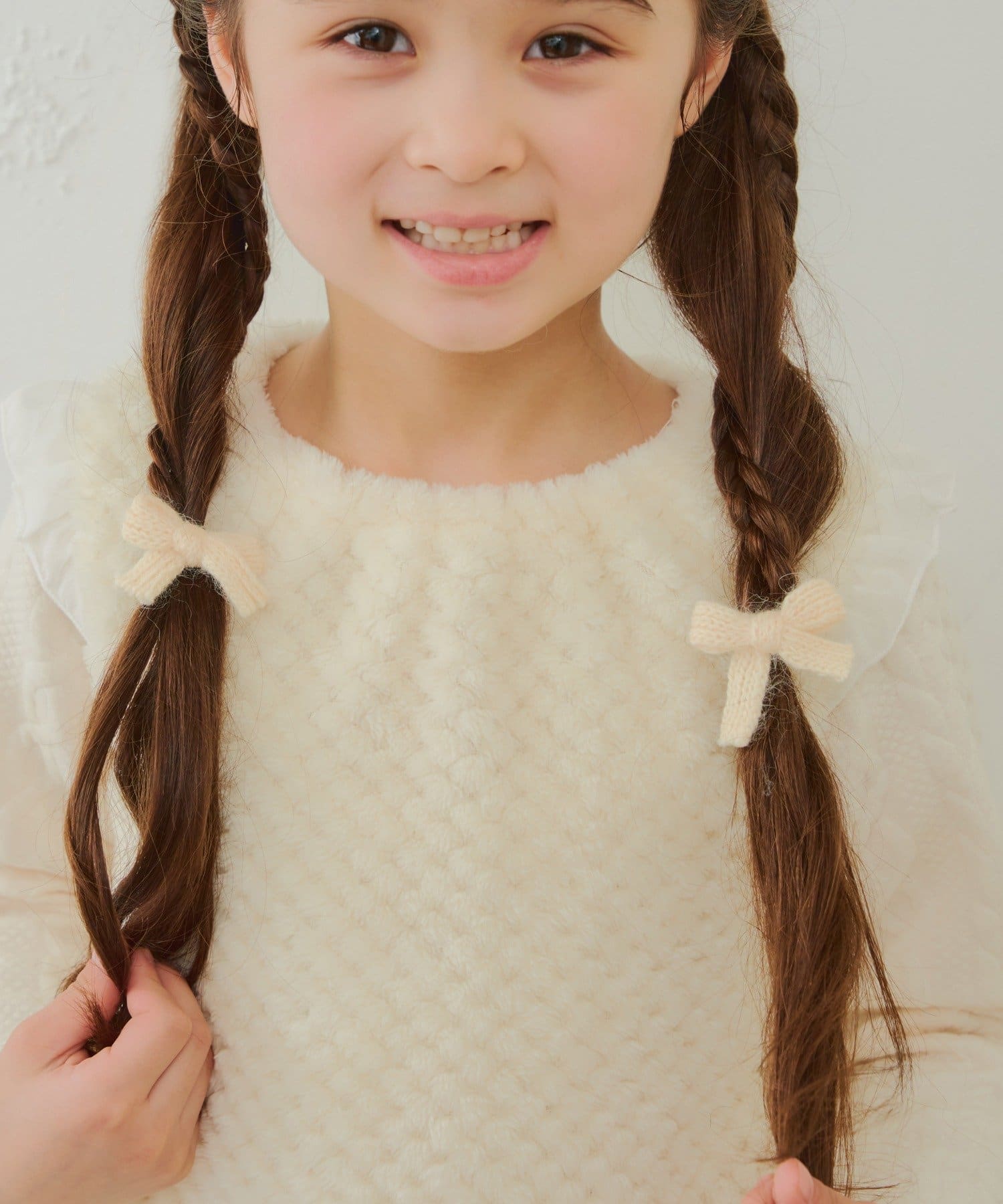 Lattice(ラティス) 【KIDS/クリスマス】ニットリボンクリップセット(2P)