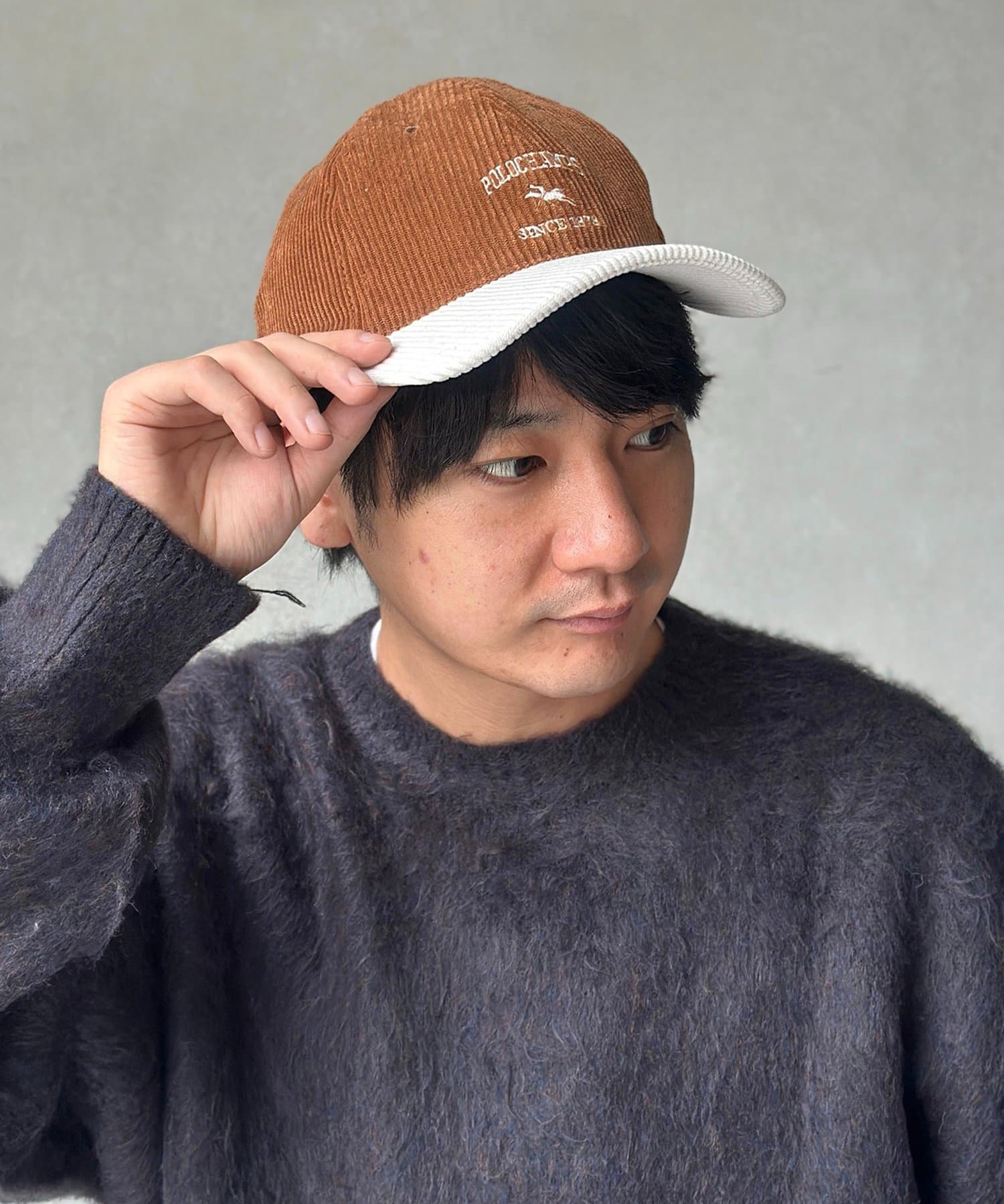 CPCM(シーピーシーエム) 【POLO CHAMPS】コーデュロイキャップ