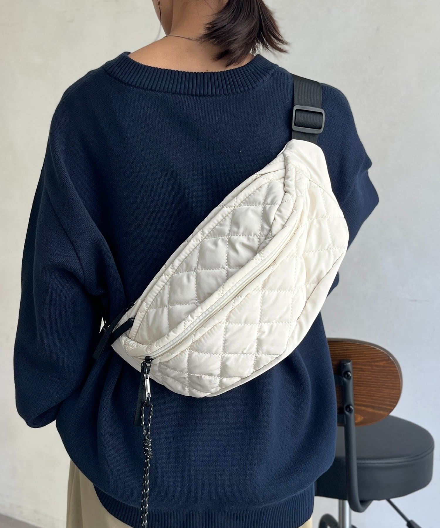 CPCM(シーピーシーエム) キルティングボディバッグ