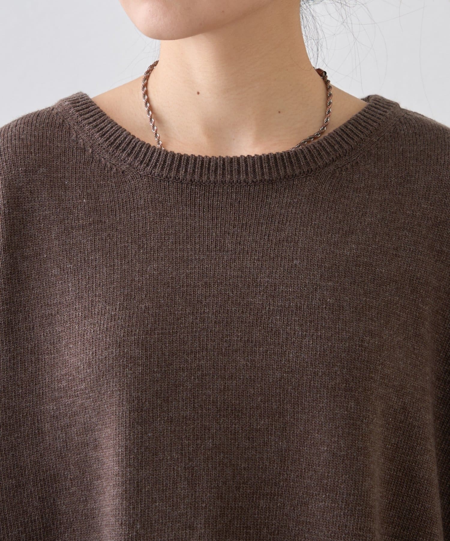 CIAOPANIC TYPY(チャオパニックティピー) 【てら企画】おしゃれに体型カバー◎ウール混オーバニットチュニック