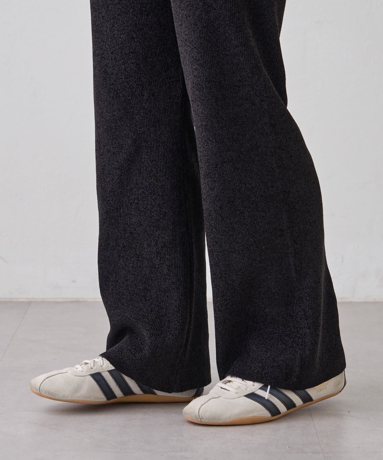 CIAOPANIC TYPY(チャオパニックティピー) 【PON企画】スタイルアップモールニットフレアパンツ