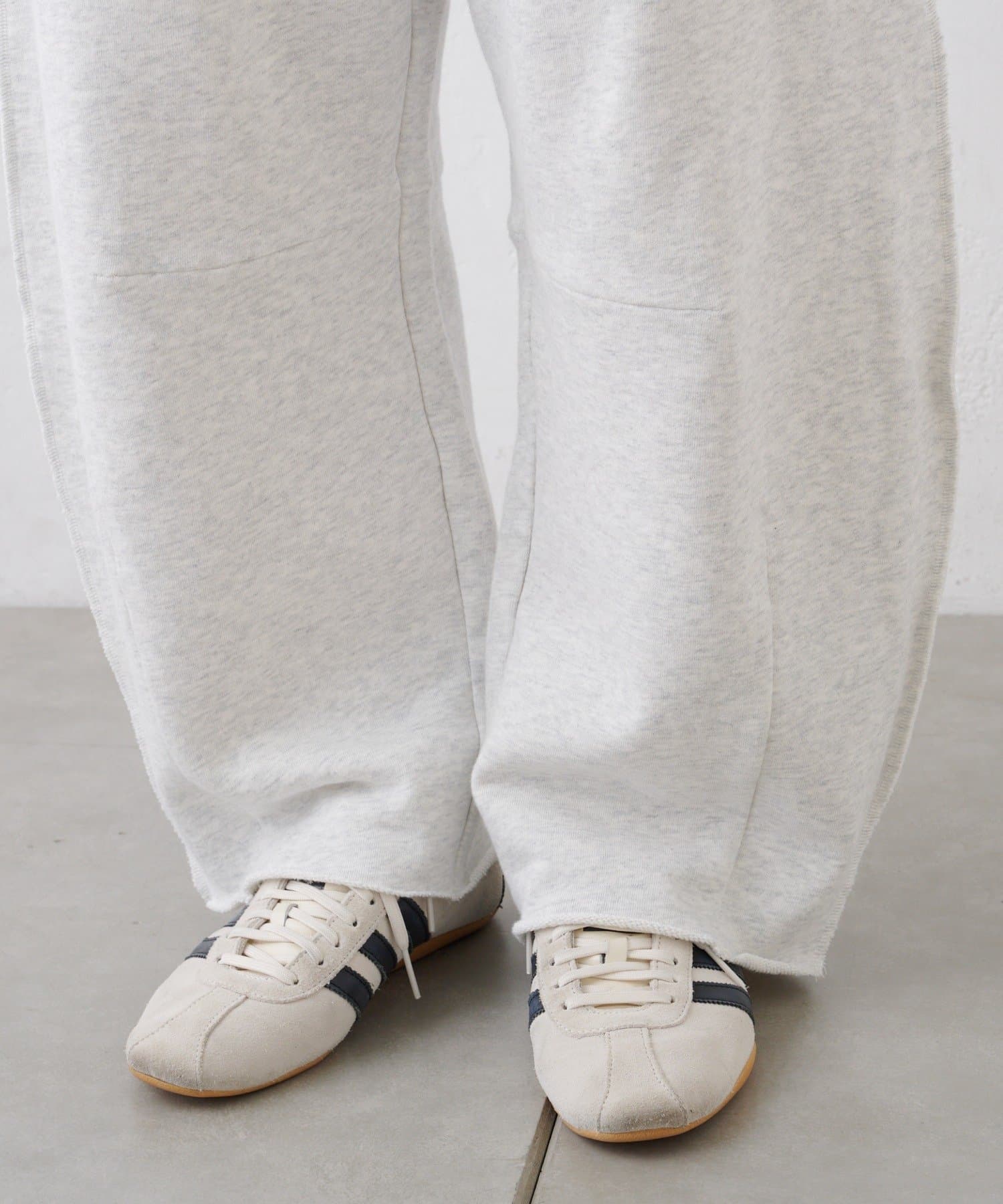 CIAOPANIC TYPY(チャオパニックティピー) 【3サイズ展開】ワンポイントロゴ刺繍スウェットカーブパンツ