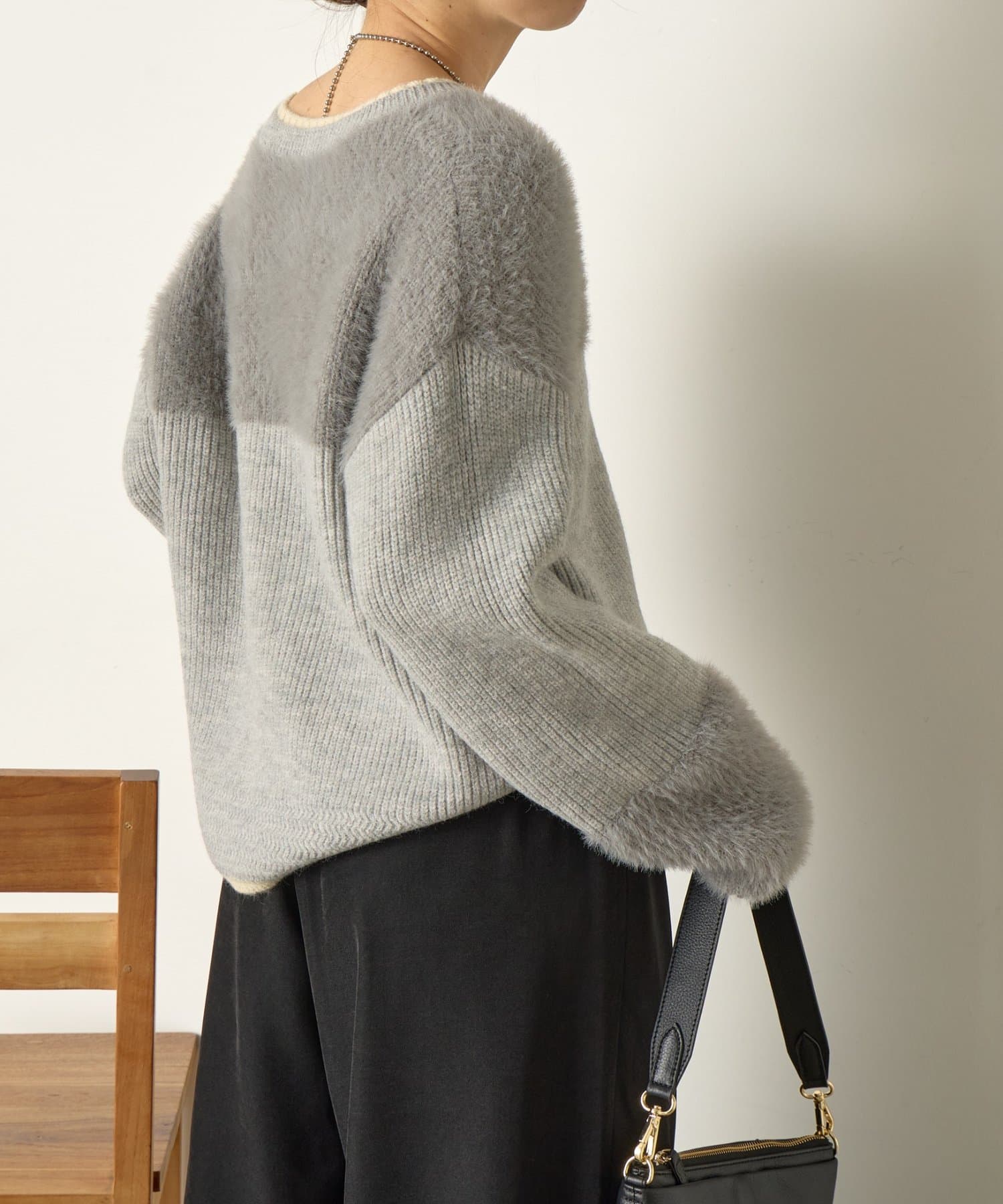 Jena　espace merveilleux(ジェナ　エスパスメルヴェイユ) ライン配色フェザニット