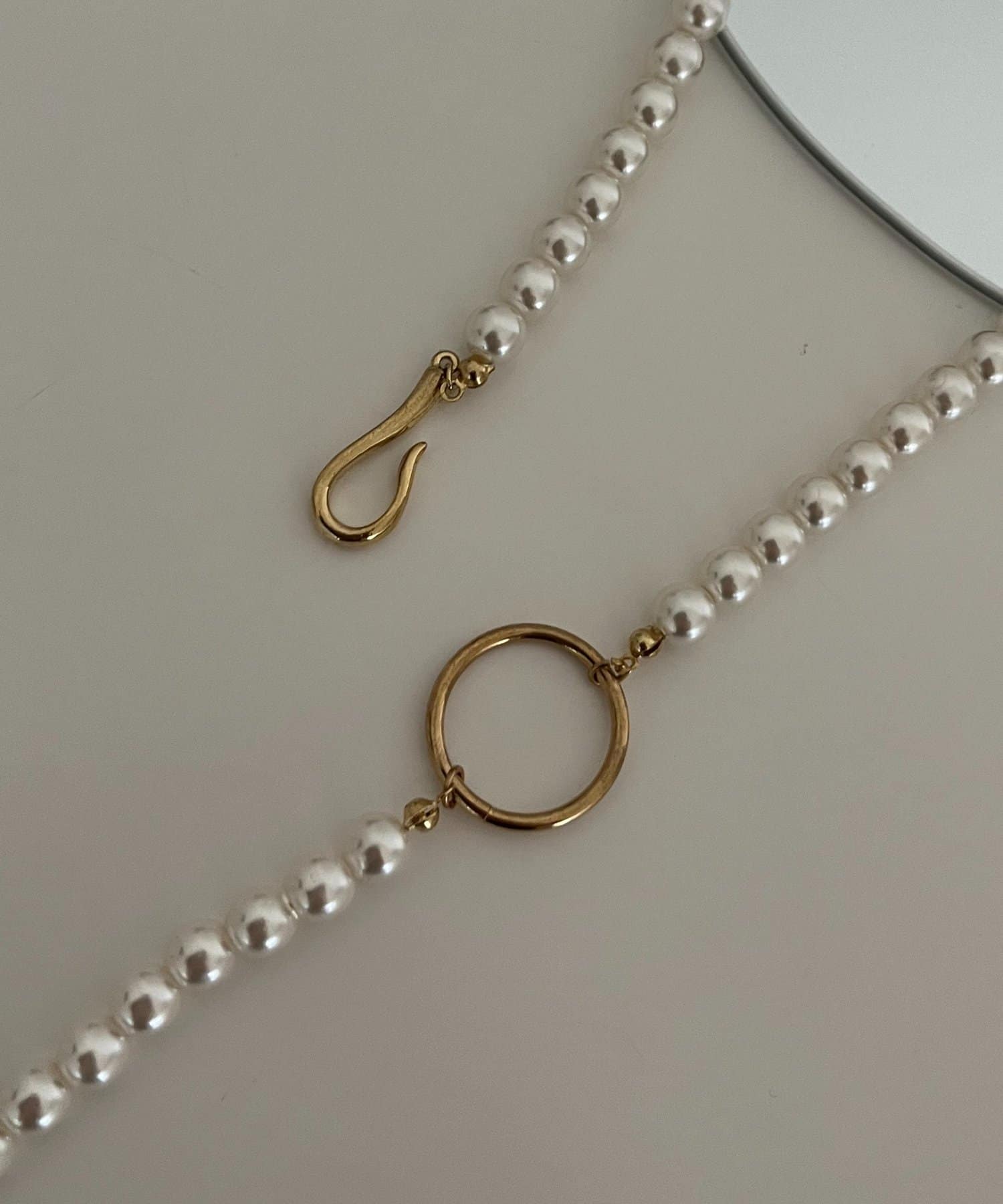 prose verse(プロズヴェール) パールY字ネックレス