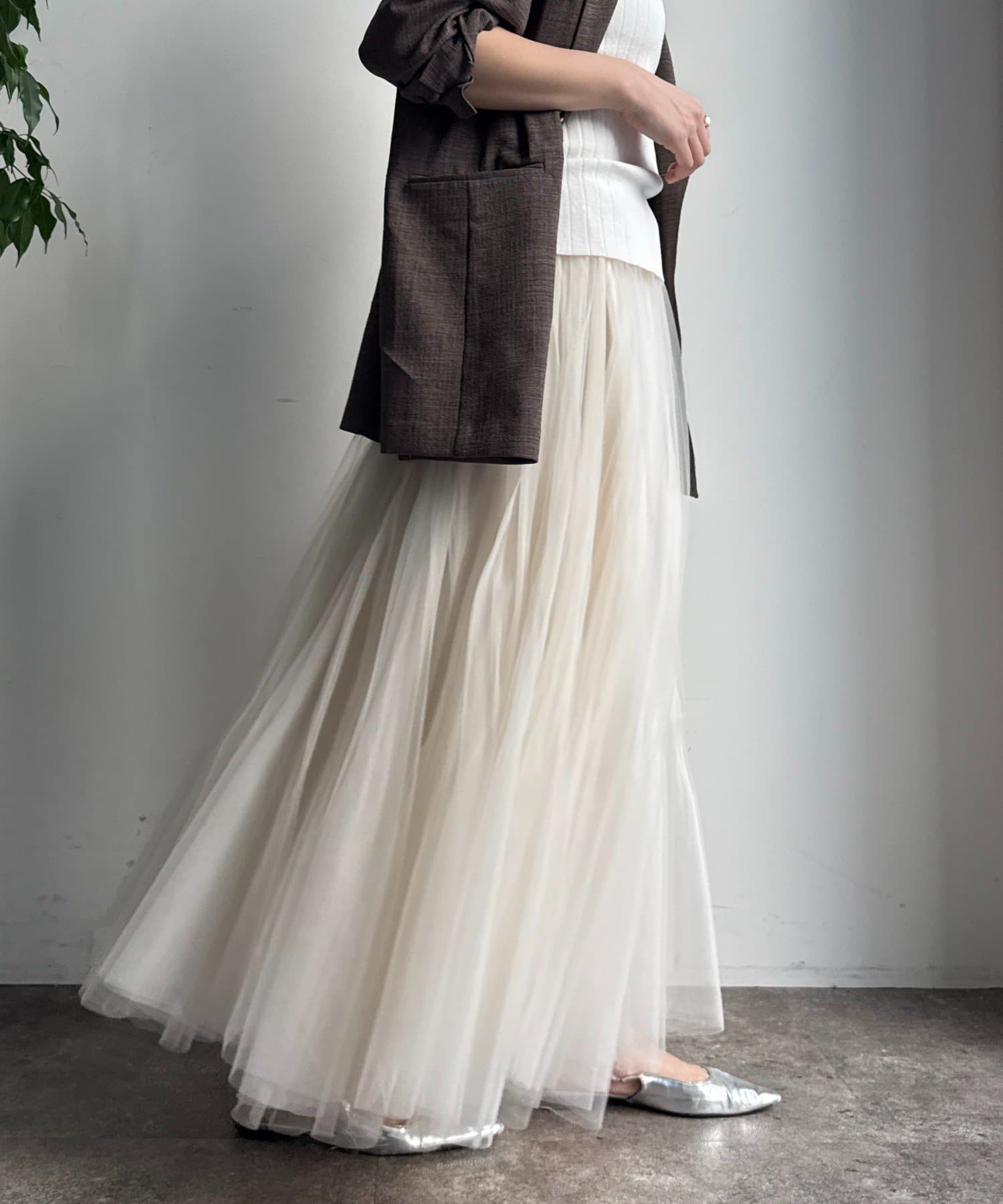 DOUDOU(ドゥドゥ) 【再追加決定！】ダブルチュールスカート