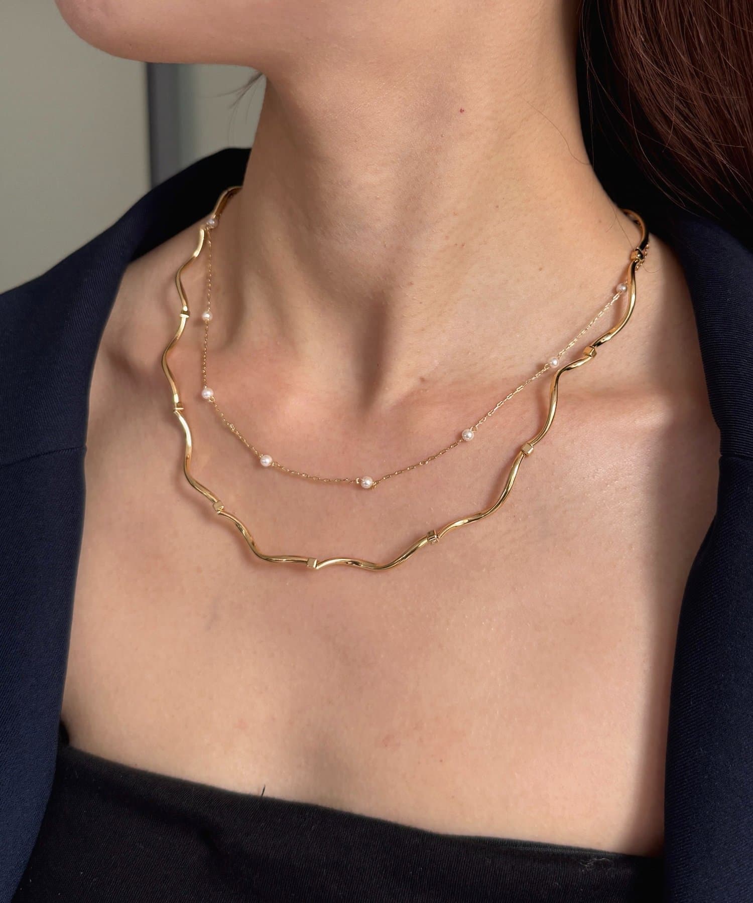 Thevon.(ゼヴォン) 【heilly】2連ポキポキショートネックレス