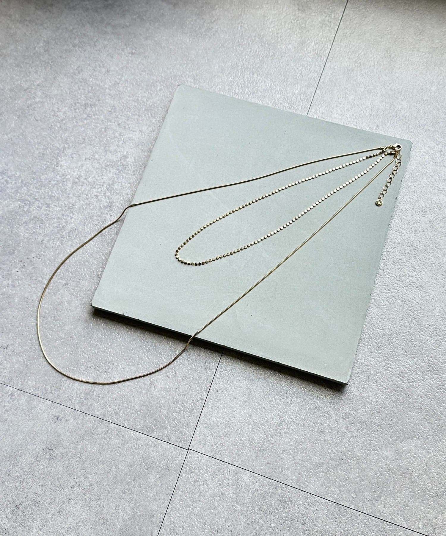 Thevon.(ゼヴォン) 【heilly】2連ロングチェーンネックレス