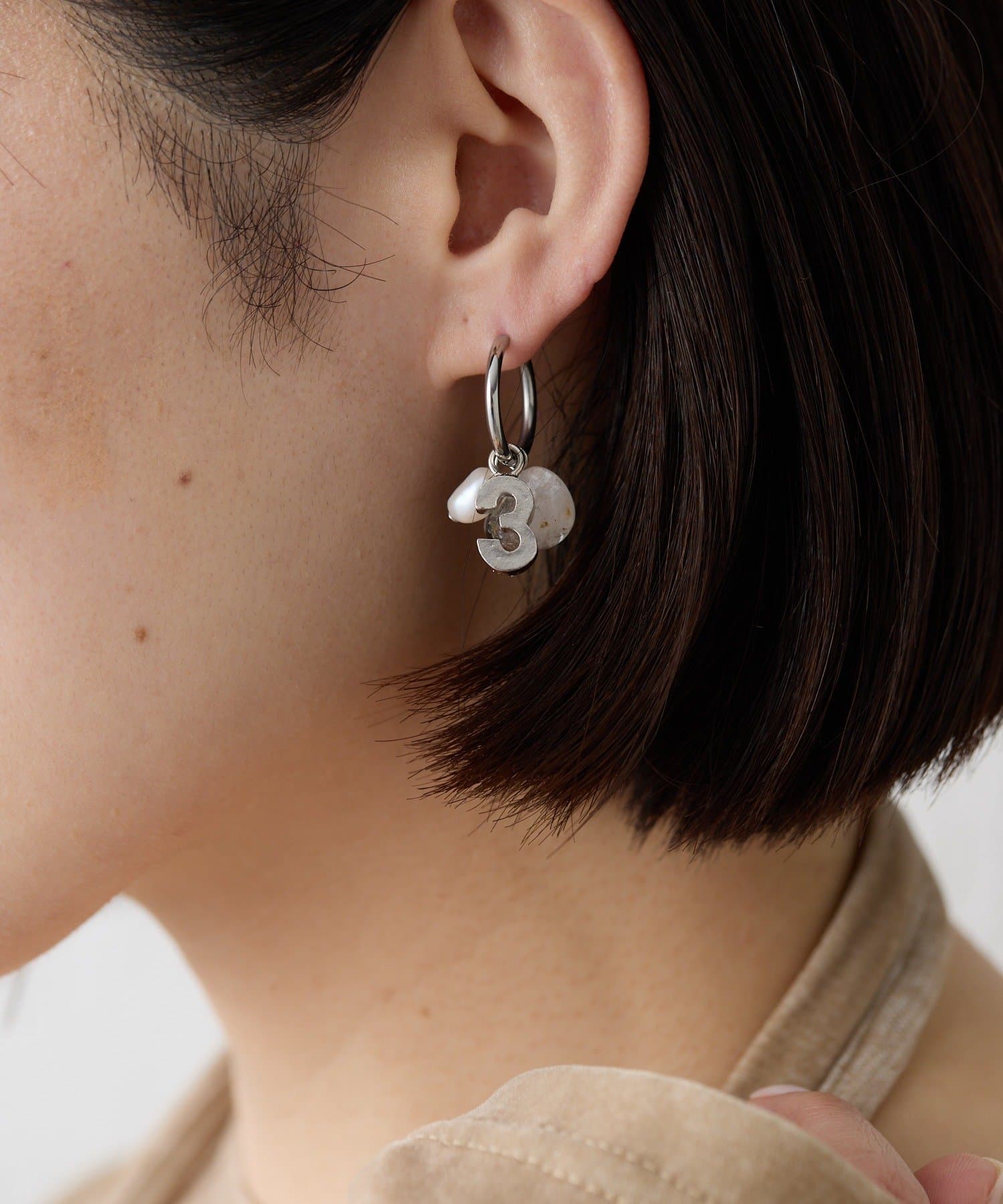 ear PAPILLONNER(イア パピヨネ) 【beq Pettina(ベック ペティーナ)】モチーフMIXフープピアス
