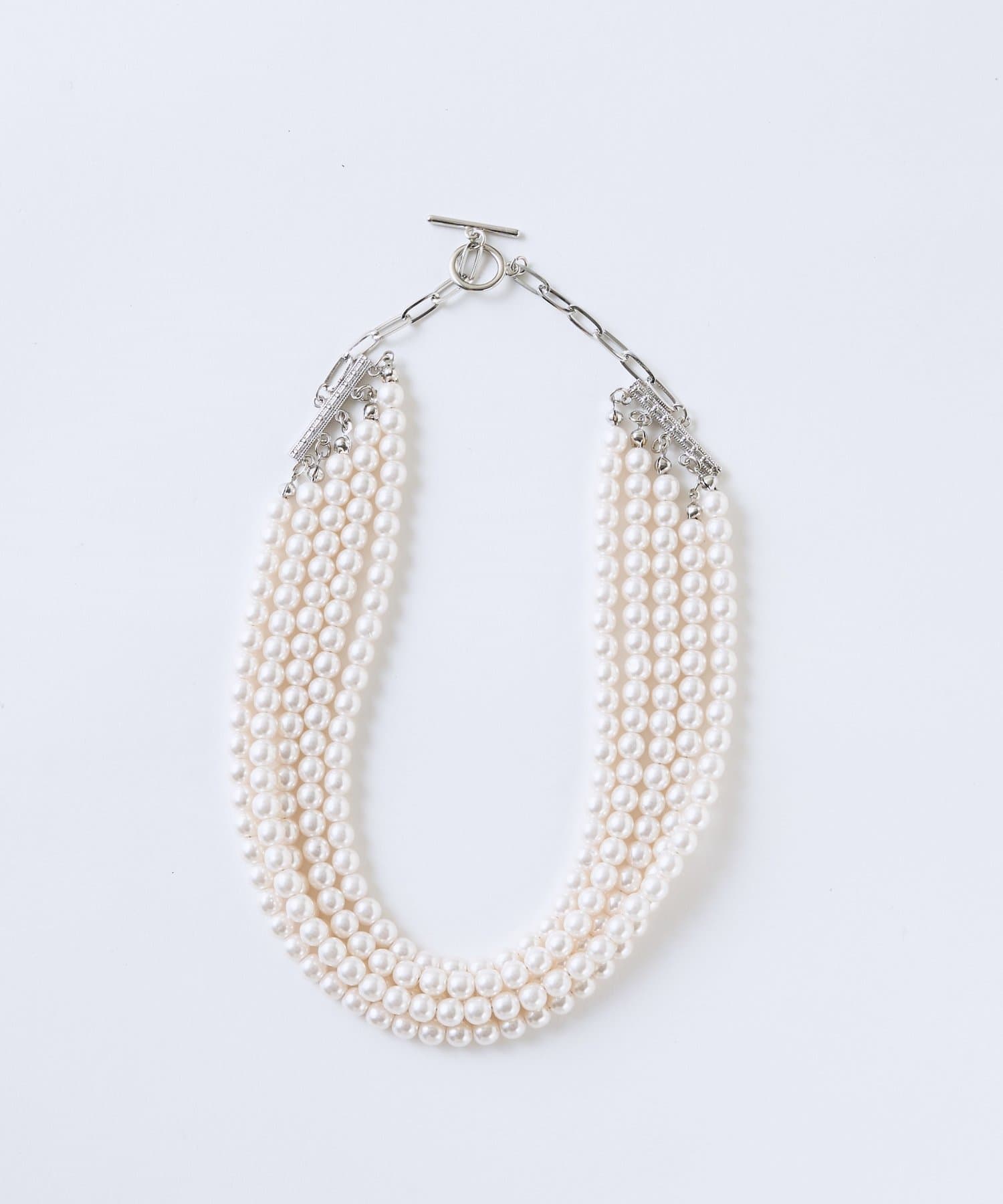 La boutique BonBon(ラブティックボンボン) 5連パールネックレス