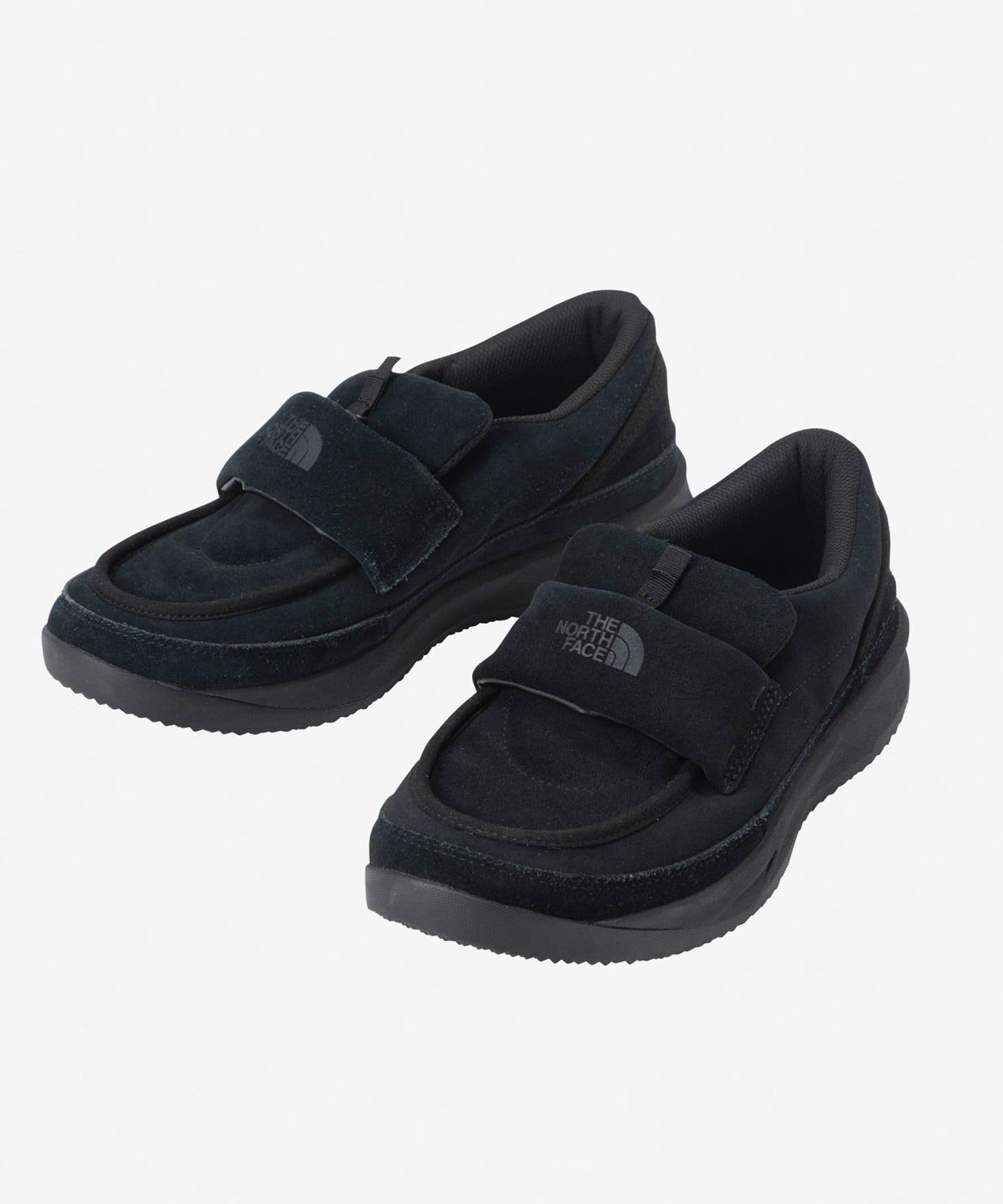 WHO'S WHO gallery(フーズフーギャラリー) メンズ 【THE NORTH FACE】Nuptse Loafer Suede ブラック