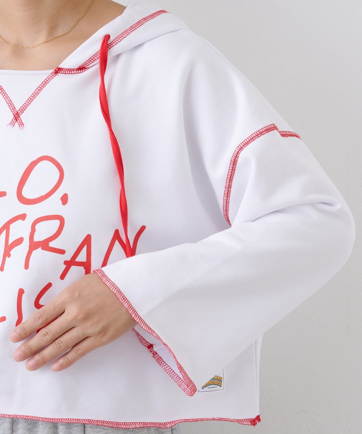 CIAOPANIC TYPY(チャオパニックティピー) ★【HELLO.SANFRANCISCO/ハローサンフランシスコ】フーディープリントパーカー