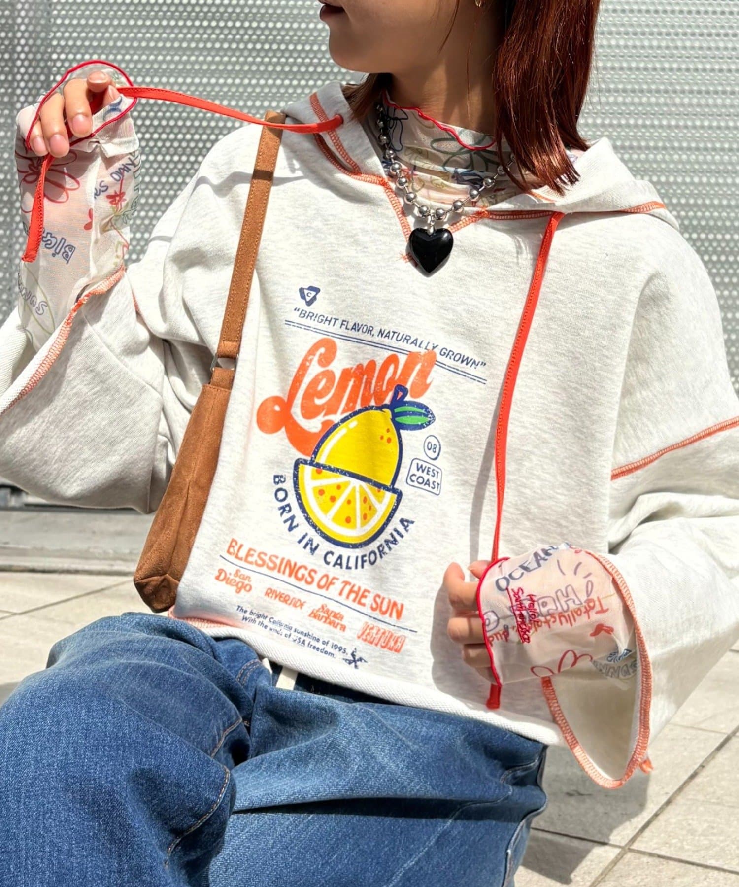 CIAOPANIC TYPY(チャオパニックティピー) ★【HELLO.SANFRANCISCO/ハローサンフランシスコ】フーディープリントパーカー