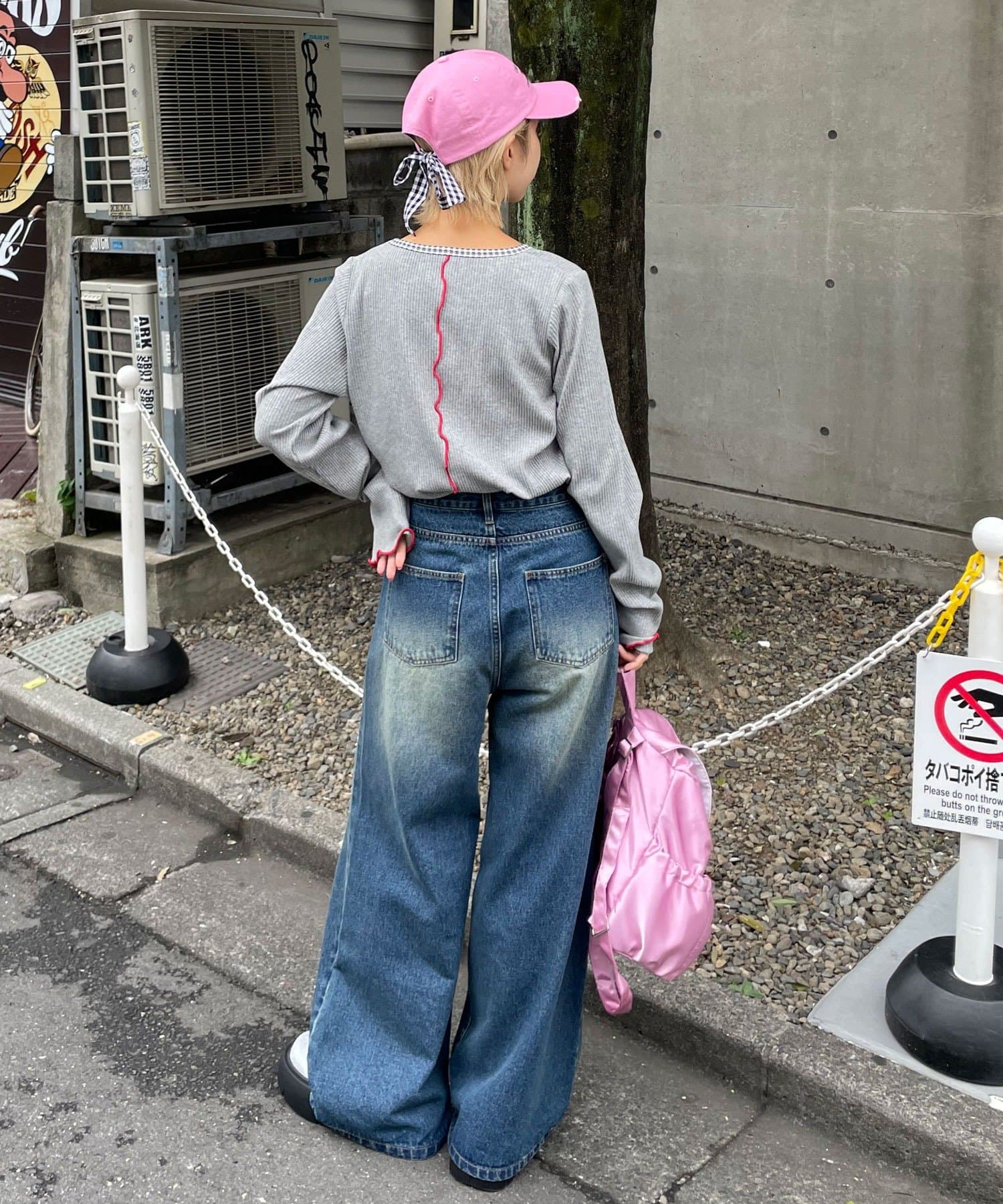 CIAOPANIC(チャオパニック) ★【HELLO.SANFRANCISCO/ハローサンフランシスコ】パッチワークプリントトップス