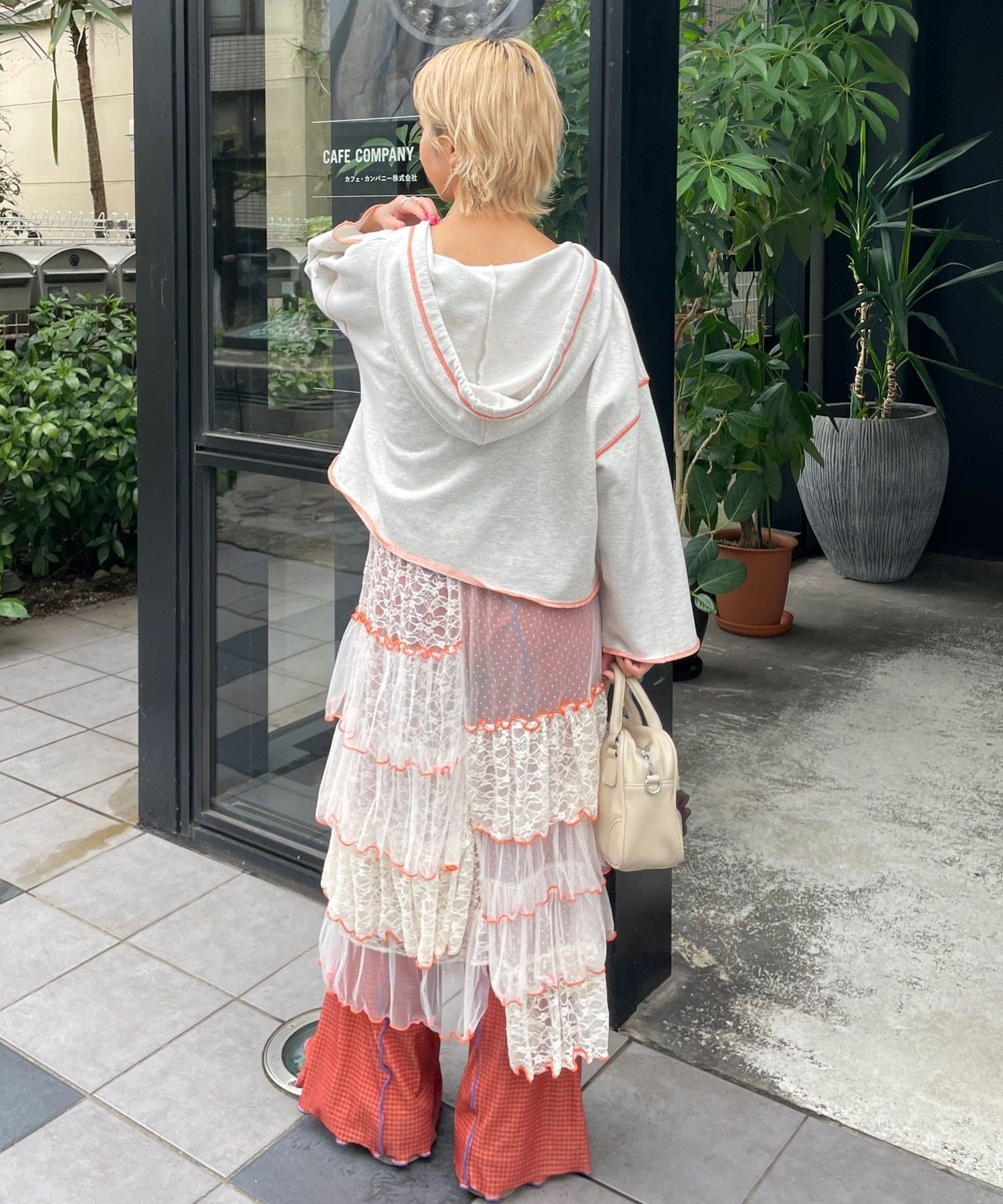 CIAOPANIC(チャオパニック) 【HELLO.SANFRANCISCO/ハローサンフランシスコ】フーディープリントパーカー