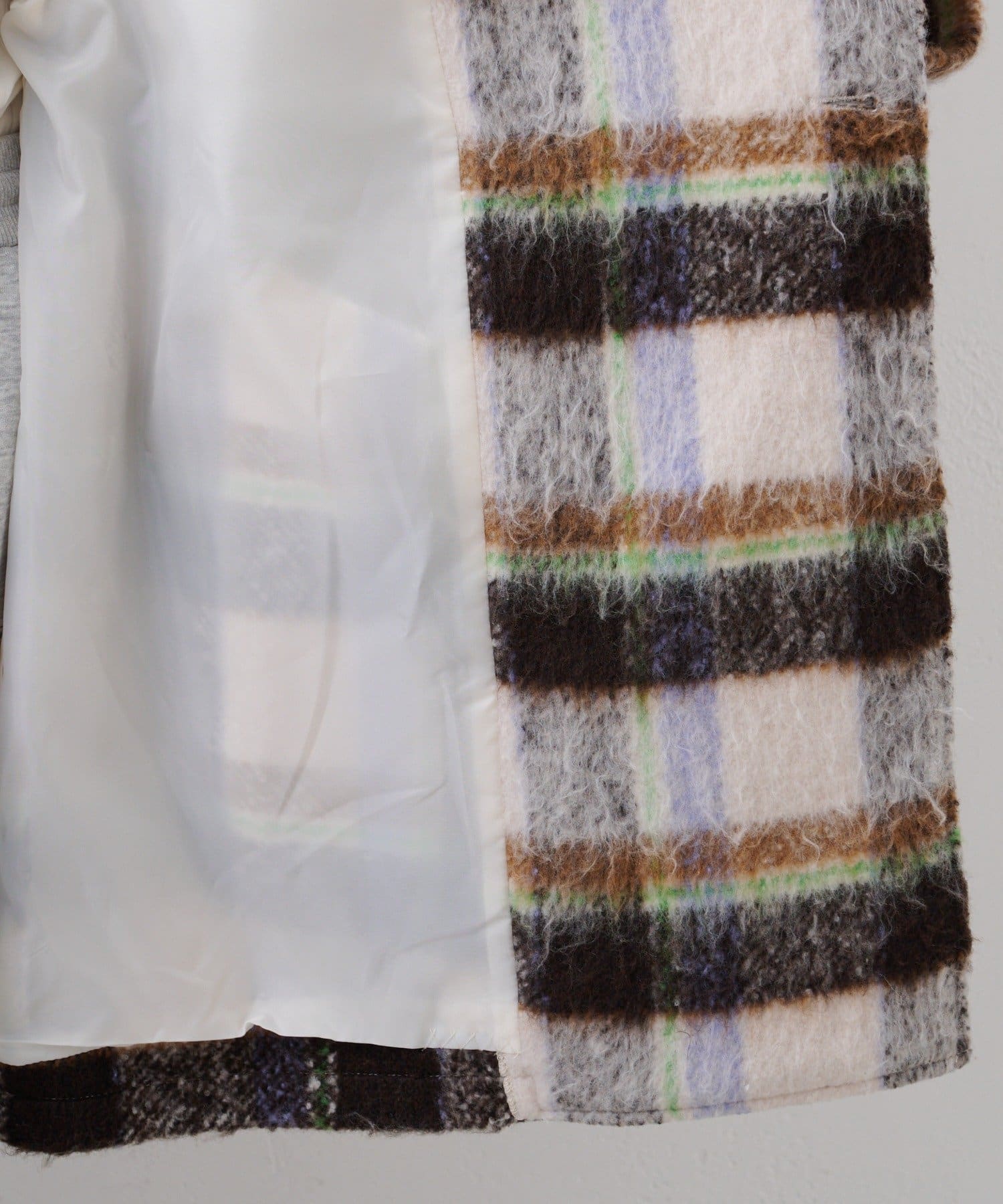 CIAOPANIC TYPY(チャオパニックティピー) ★【HELLO.SANFRANCISCO/ハローサンフランシスコ】チェックシャギーオーバーコート