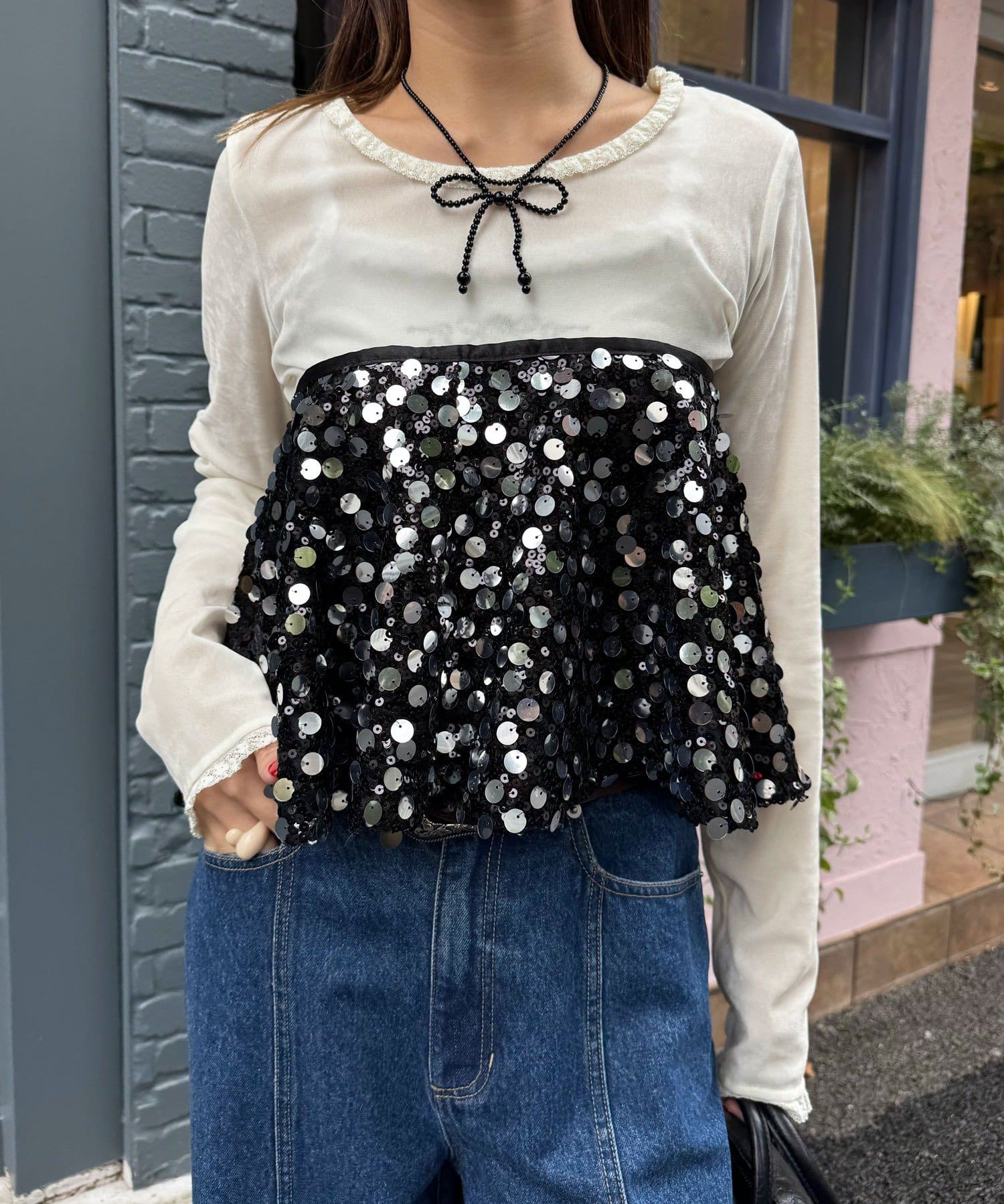 CIAOPANIC(チャオパニック) 【HELLO.SANFRANCISCO/ハローサンフランシスコ】マルチウェイスパンコール巻きスカート