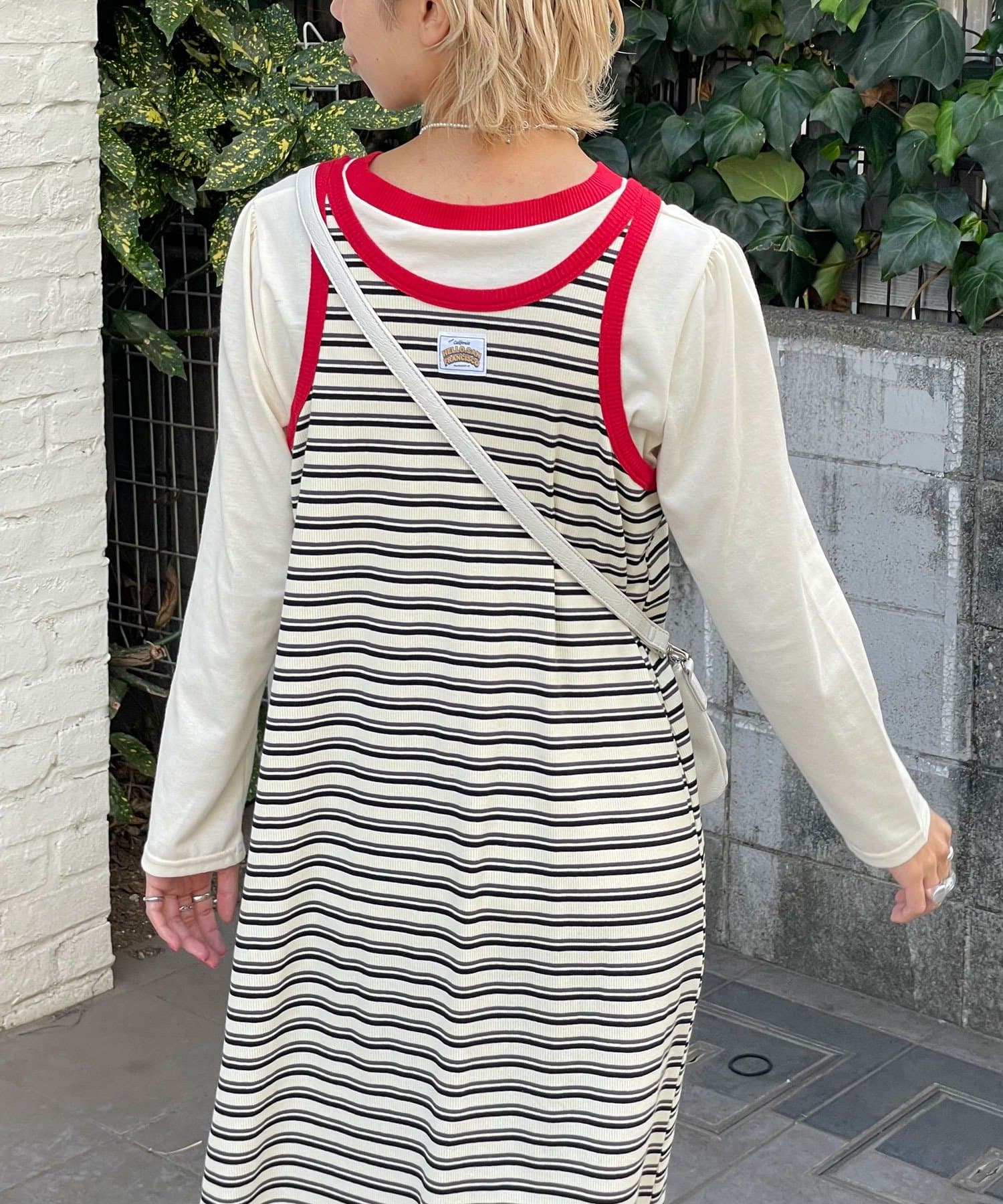 CIAOPANIC(チャオパニック) 【HELLO.SANFRANCISCO/ハローサンフランシスコ】インナー付きアメスリタンクワンピース