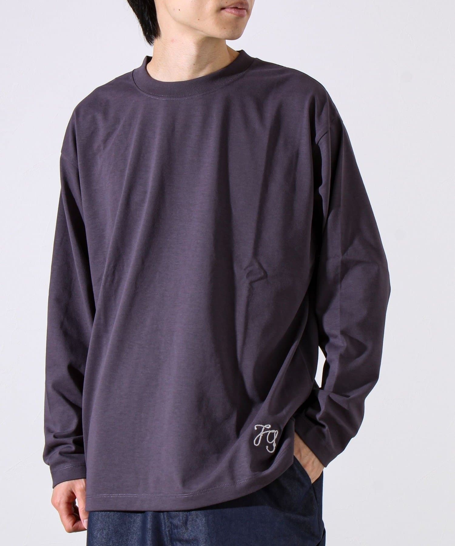 FREDY & GLOSTER(フレディ アンド グロスター) 【MARUDE COTTON】ロープ刺繍Ｔ ロングスリーブ