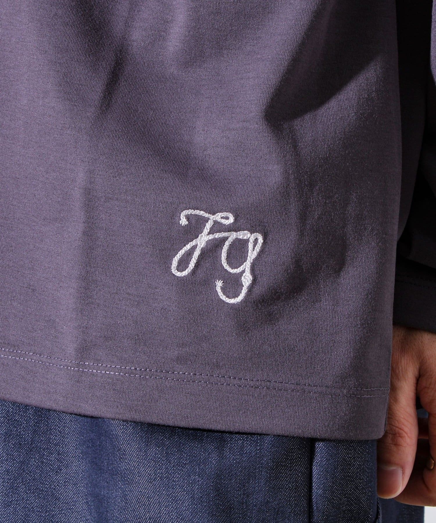 FREDY & GLOSTER(フレディ アンド グロスター) 【MARUDE COTTON】ロープ刺繍Ｔ ロングスリーブ