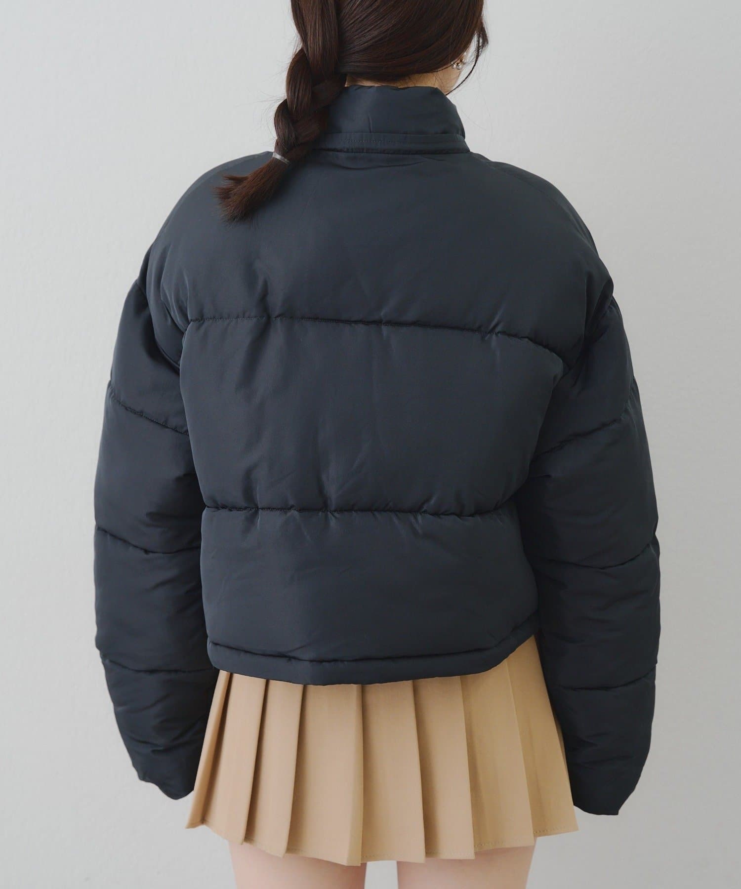 NICE CLAUP / OLIVE des OLIVE OUTLET(ナイスクラップ  / オリーブ デ オリーブ アウトレット) 【continuer】フェイクファー付ZIPエコダウン