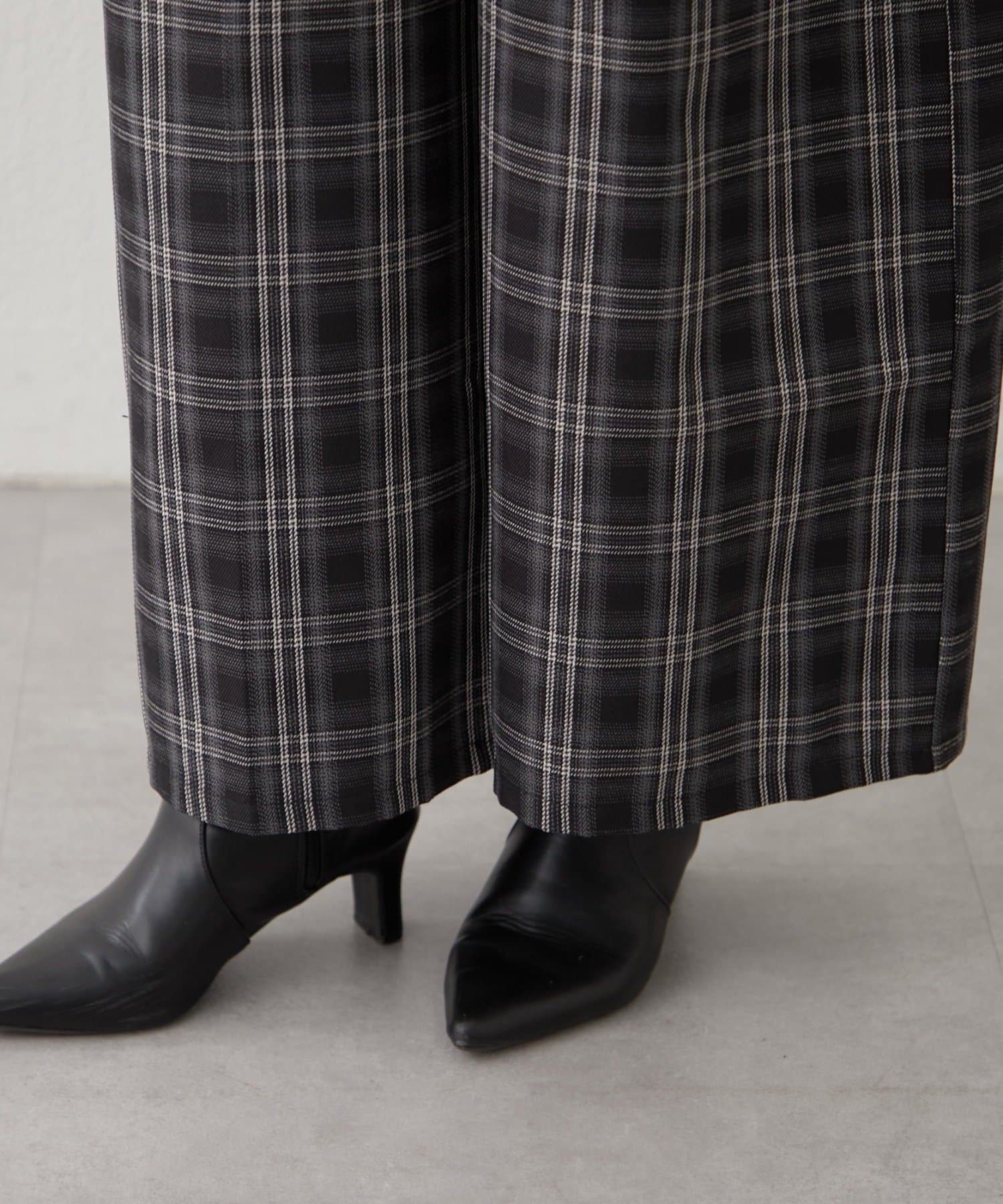 NICE CLAUP / OLIVE des OLIVE OUTLET(ナイスクラップ  / オリーブ デ オリーブ アウトレット) 【RMAF】チェックシャーリングサロペット