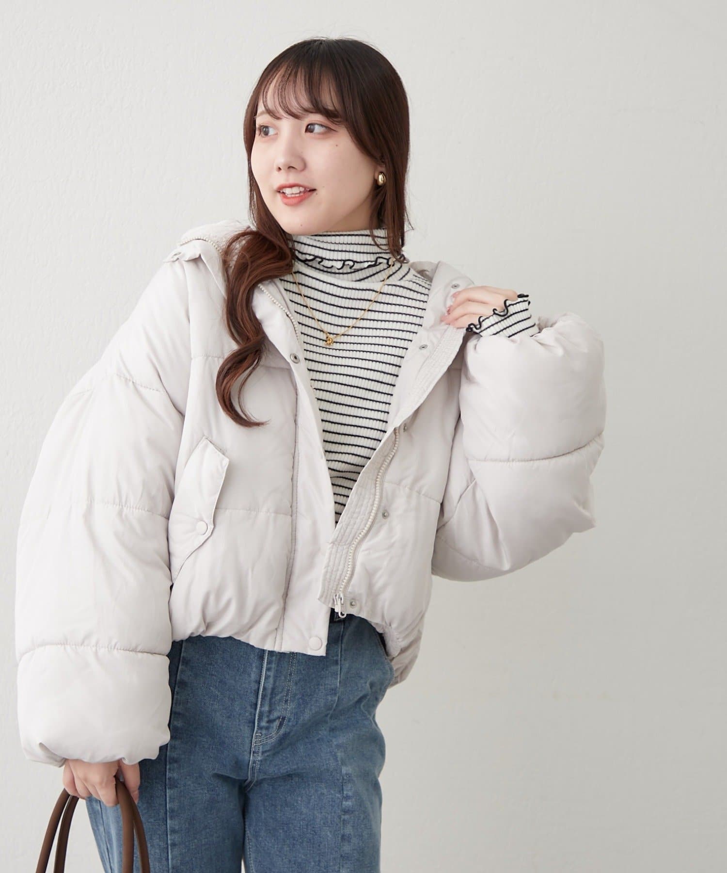 NICE CLAUP / OLIVE des OLIVE OUTLET(ナイスクラップ  / オリーブ デ オリーブ アウトレット) 【RMAF】メロータトルリブニット