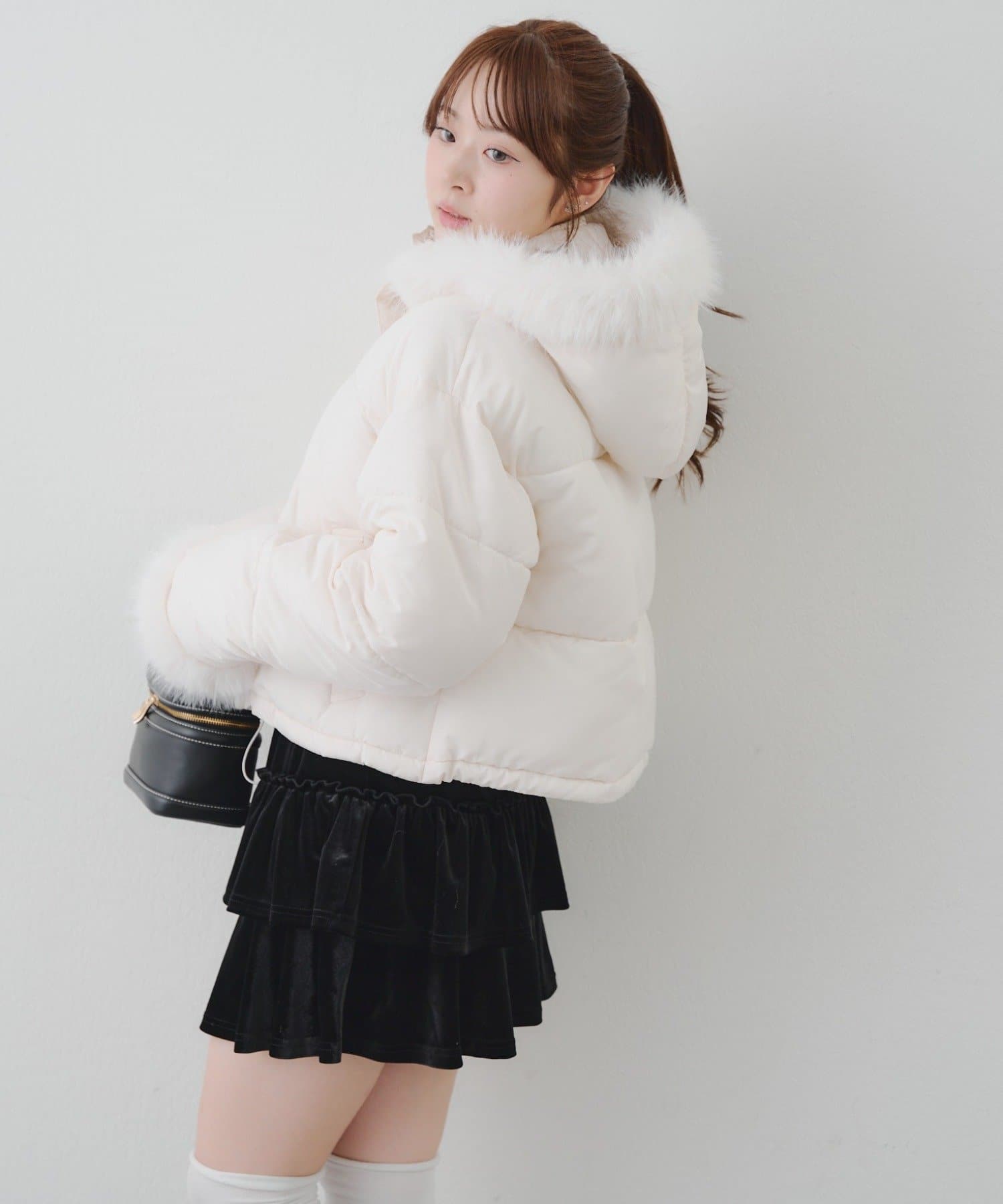 Remind me and forever(リマインドミーアンドフォーエバー) フェイクファー付ZIPエコダウン