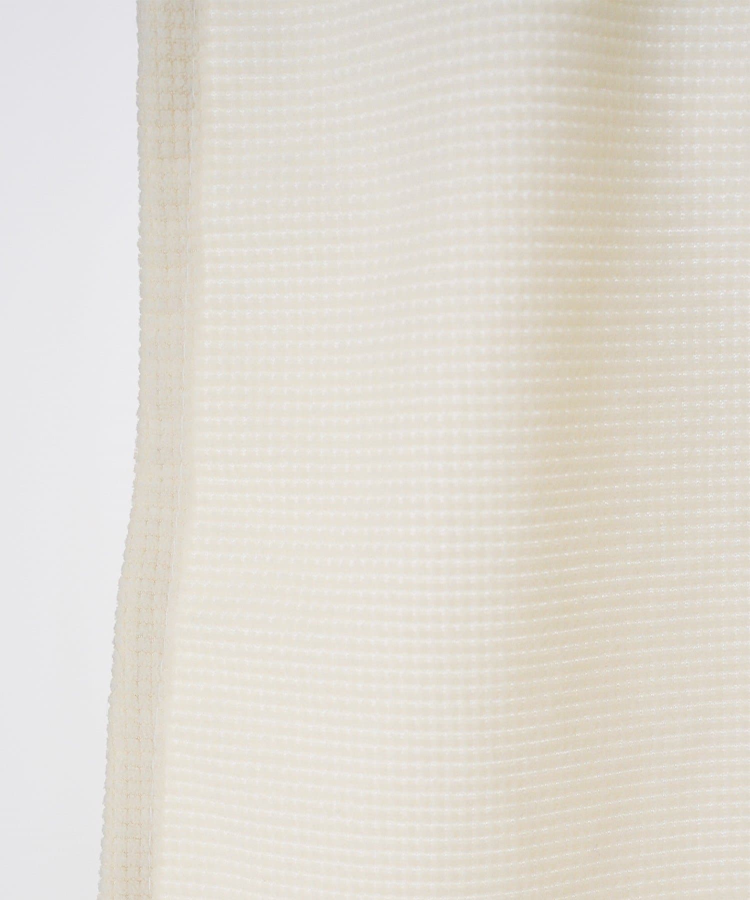 3COINS(スリーコインズ) ワッフルカフェカーテン：45×105cm