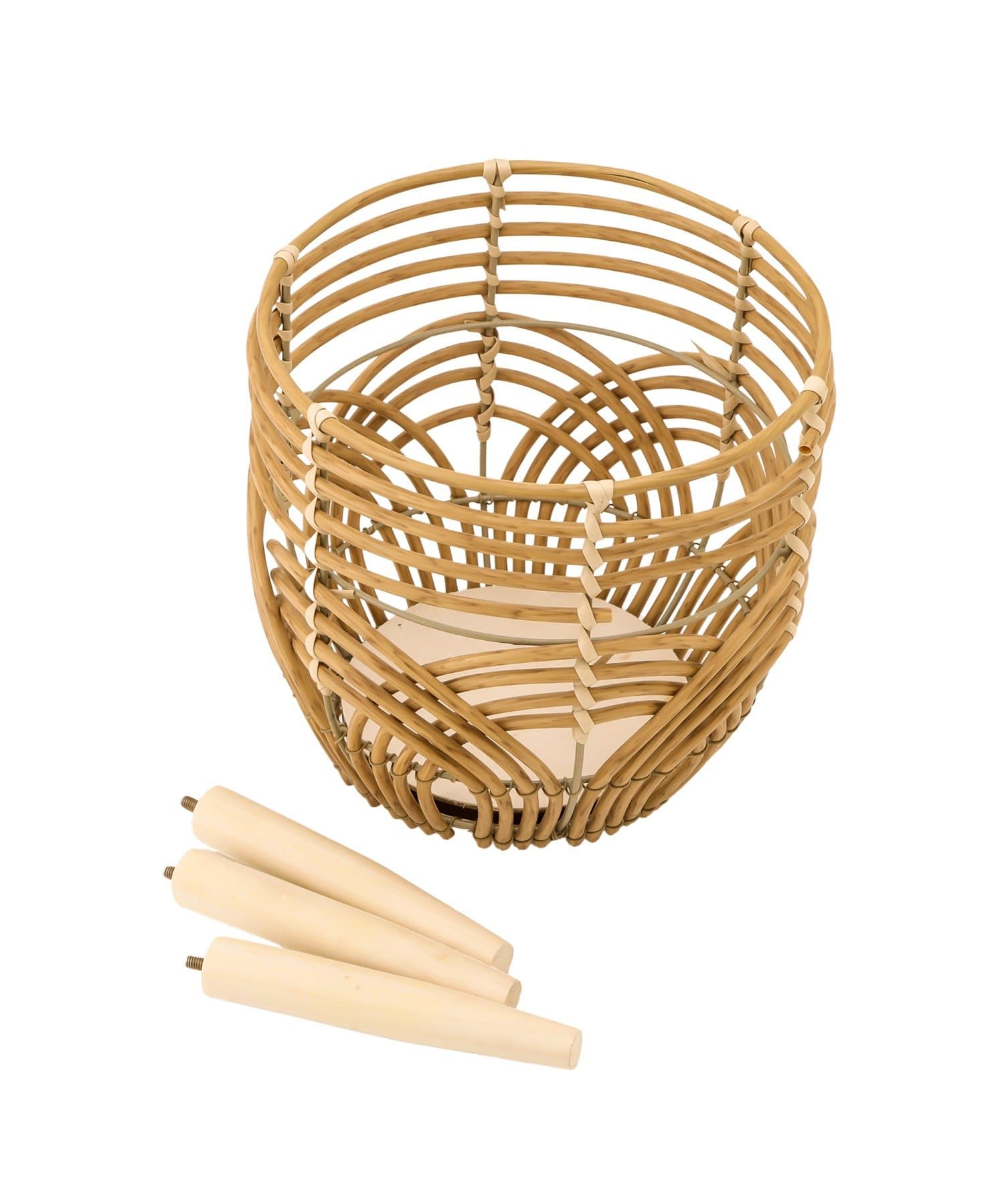 salut!(サリュ) 《WEB限定商品》脚付きPPラタンポットスタンド：L