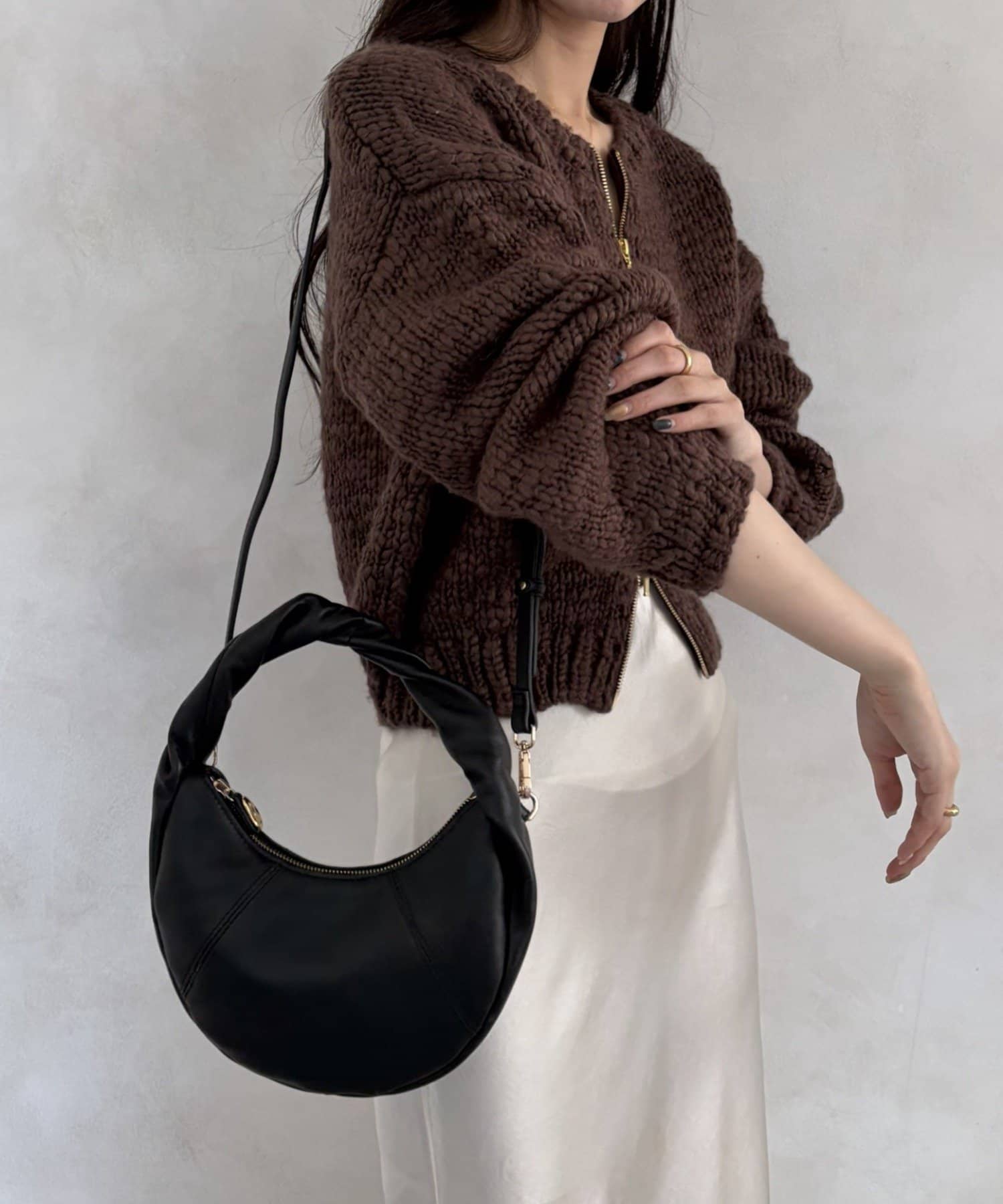 gemeil(ジェムイル) 2wayクロワッサンショルダーバッグ(PT-335)