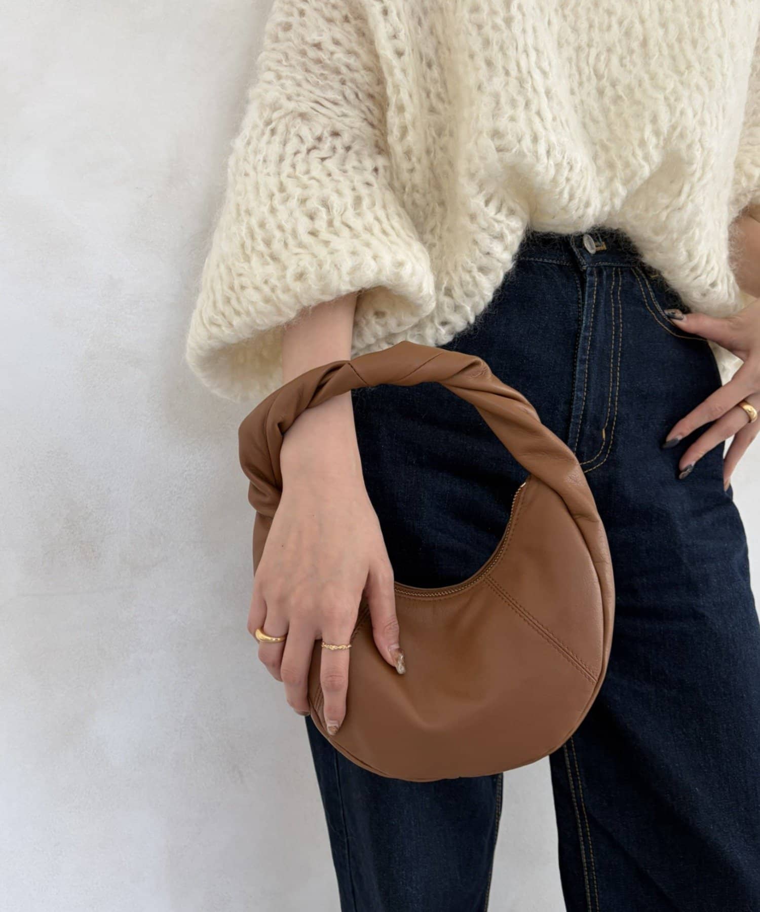 gemeil(ジェムイル) 2wayクロワッサンショルダーバッグ(PT-335)