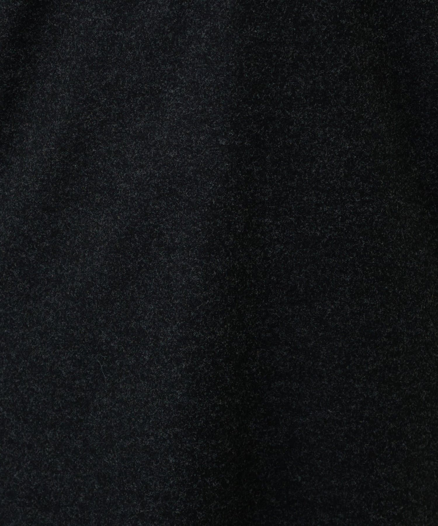 un dix cors(アンディコール) 《暖かな着心地》ソフトニットメルトンスキッパーワンピース