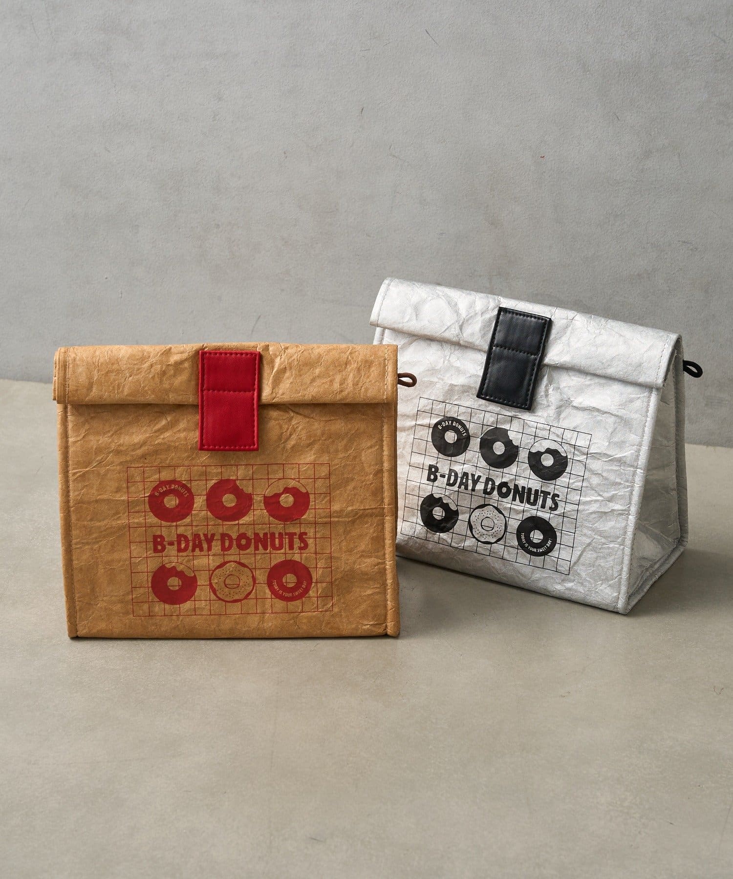 BIRTHDAY BAR(バースデイバー) B-DAY DONUTS　タイベック保冷ランチバッグ