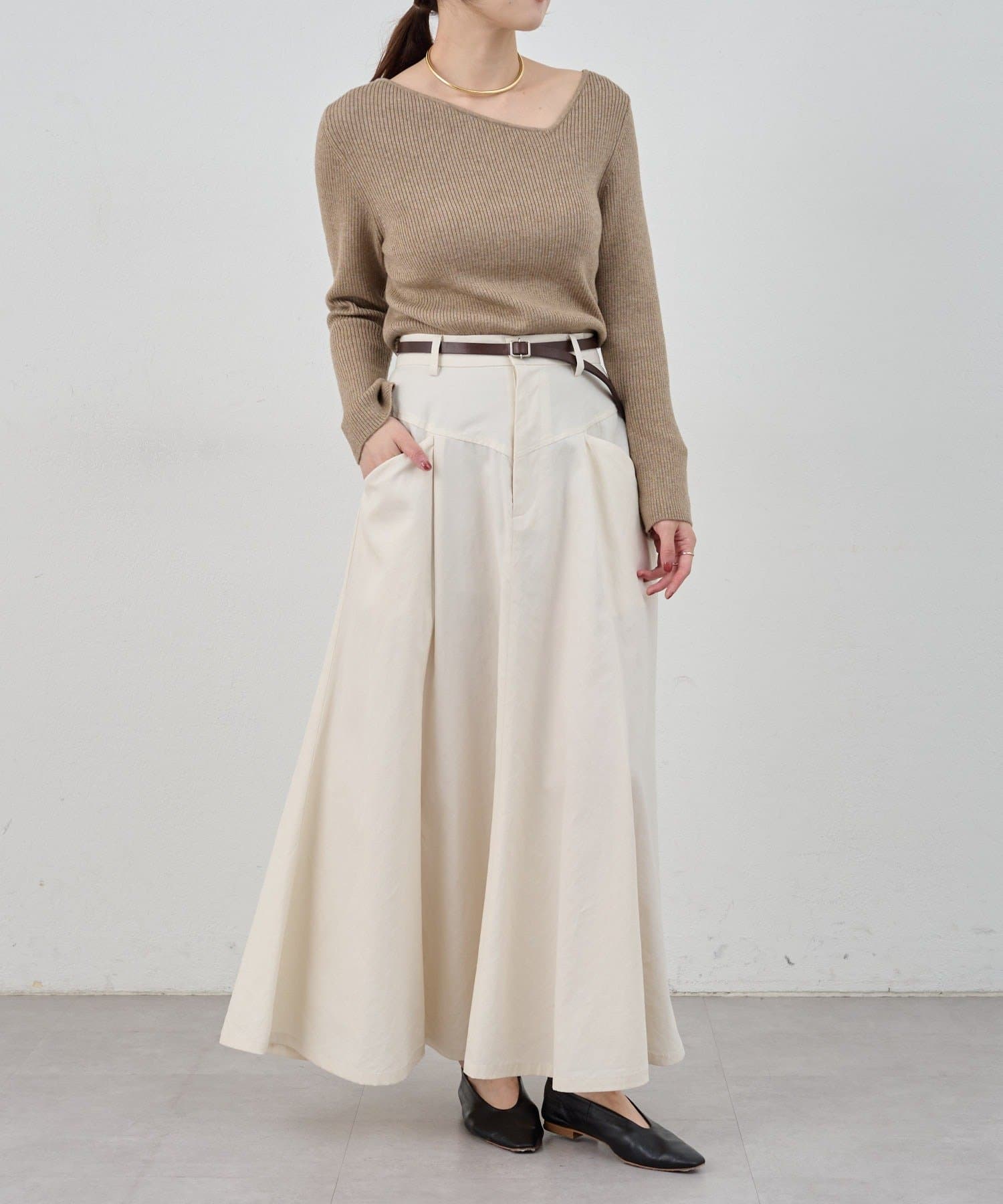 SHENERY】ミリタリーフレアスカート | OUTLET(アウトレット