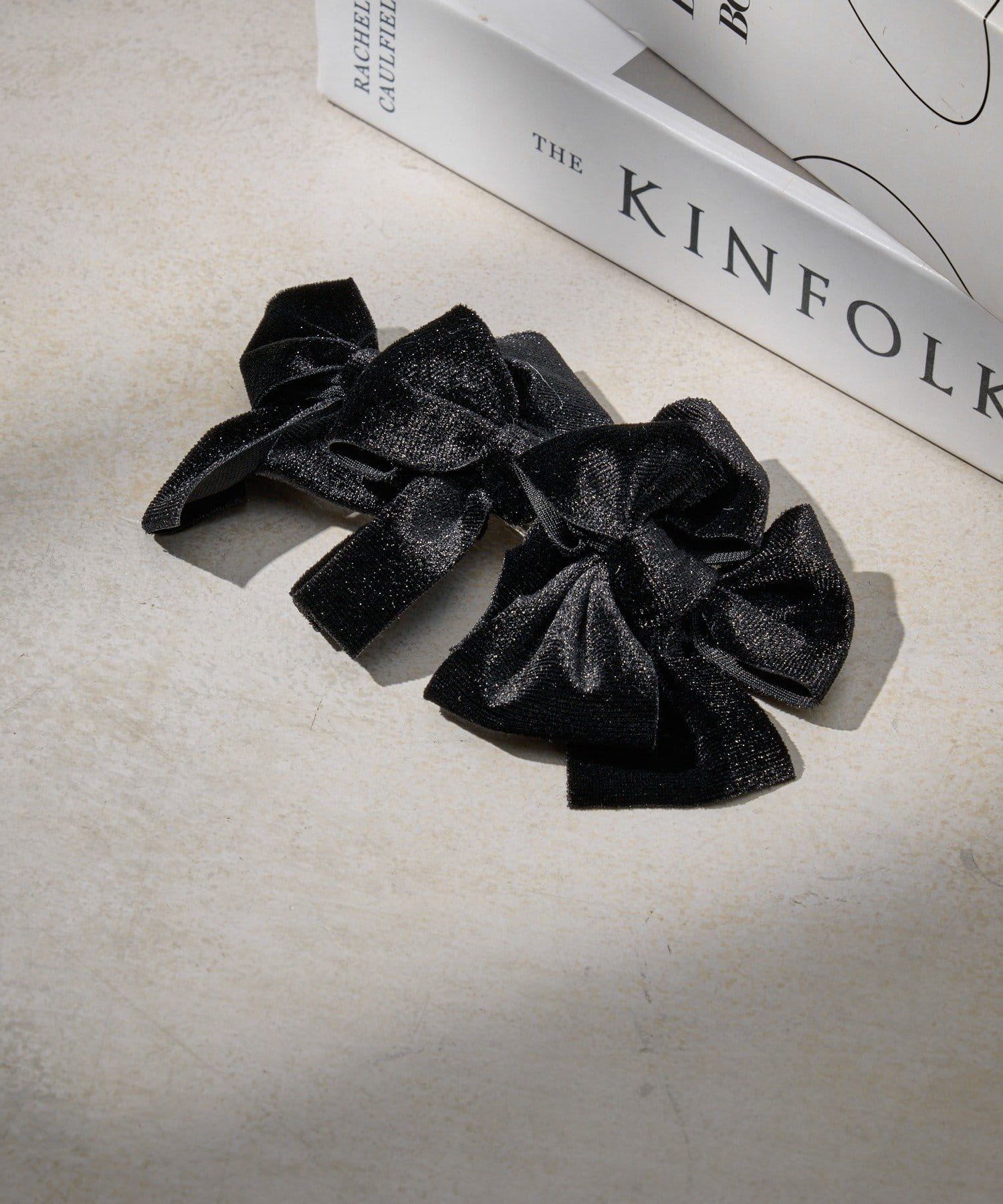 Lattice(ラティス) 【keeco企画】ベロアリボンバレッタ